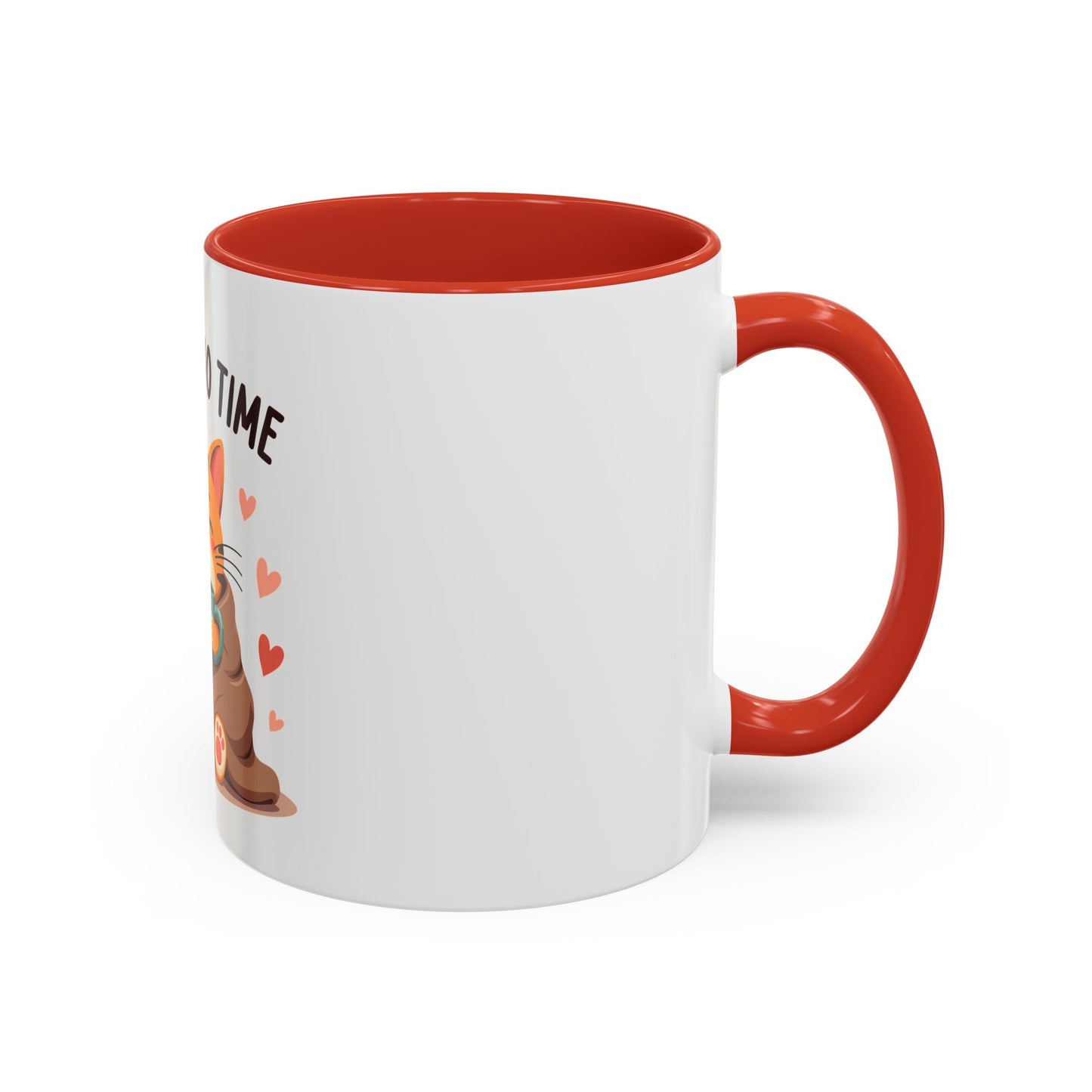 Catpuccino Time (Cat & Capuccino Fans) Coffee Accent Mug