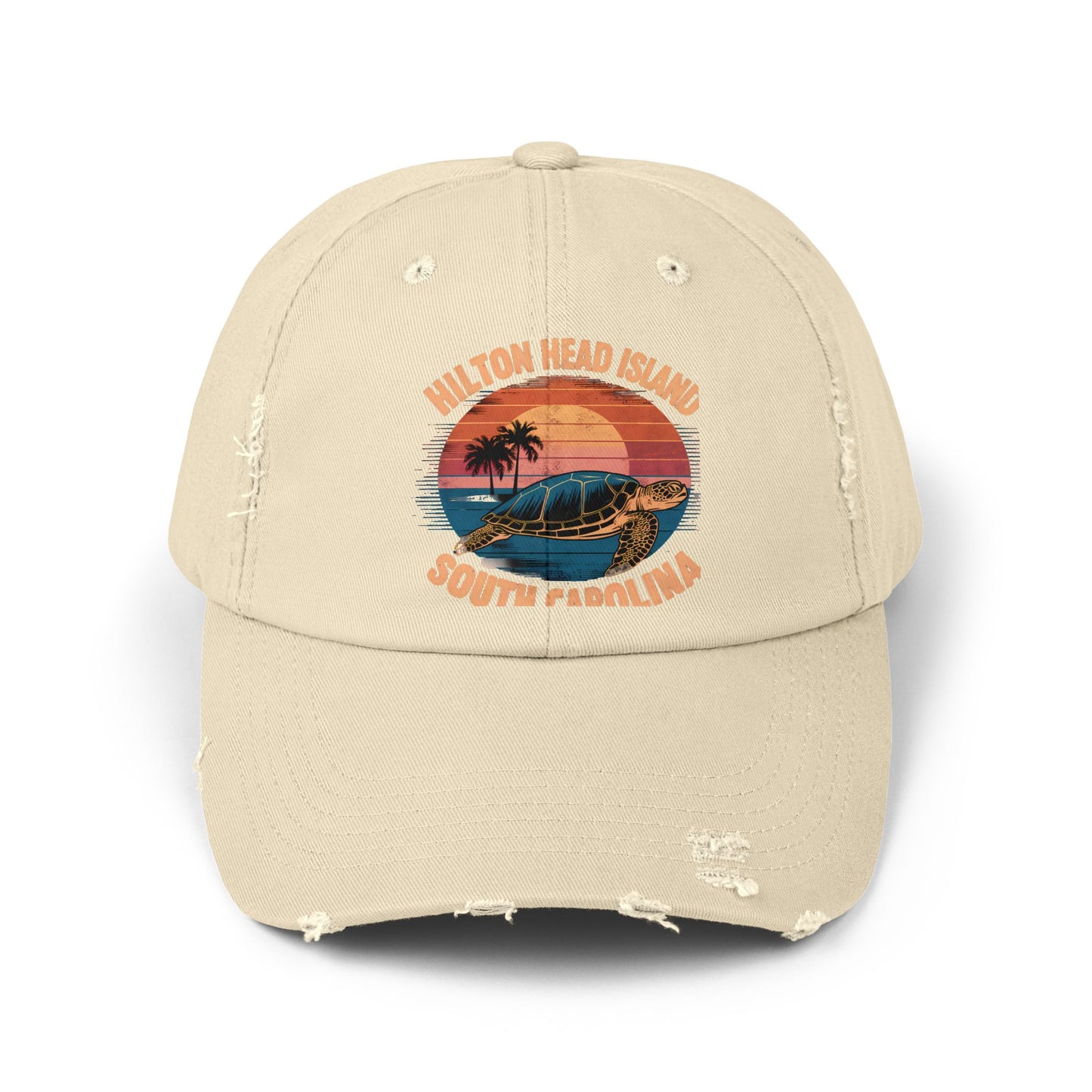 Hilton Head Island South Carolina Sunset Turtle Cap