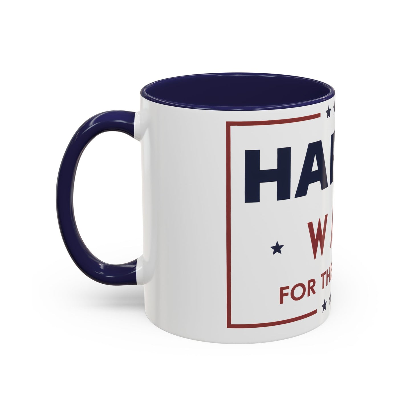 Harris Walz For the People 2024 Election Accent Coffee Mug (11, 15oz)