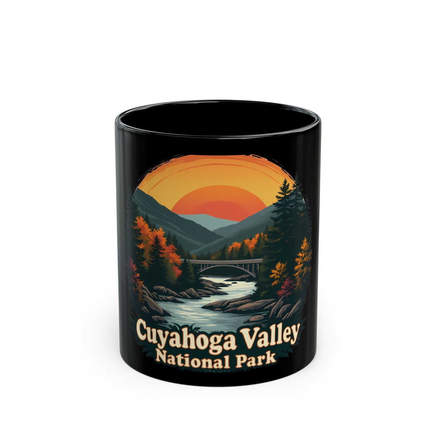 Cuyahoga Valley National Park Sunset Scenic Landscape Adventure Ceramic Mug