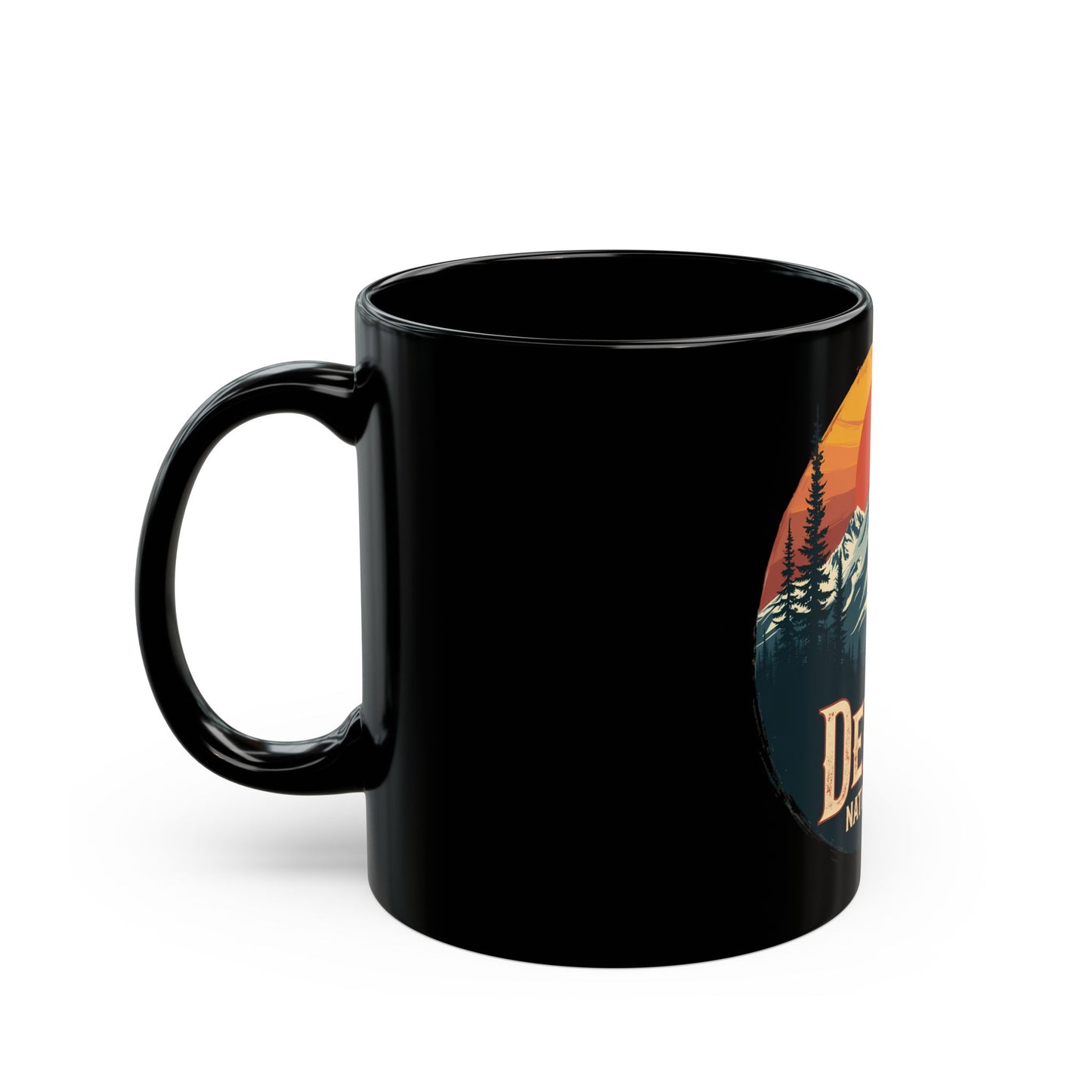 Denali National Park Scenic Sunrise Mountain Landscape Ceramic Mug