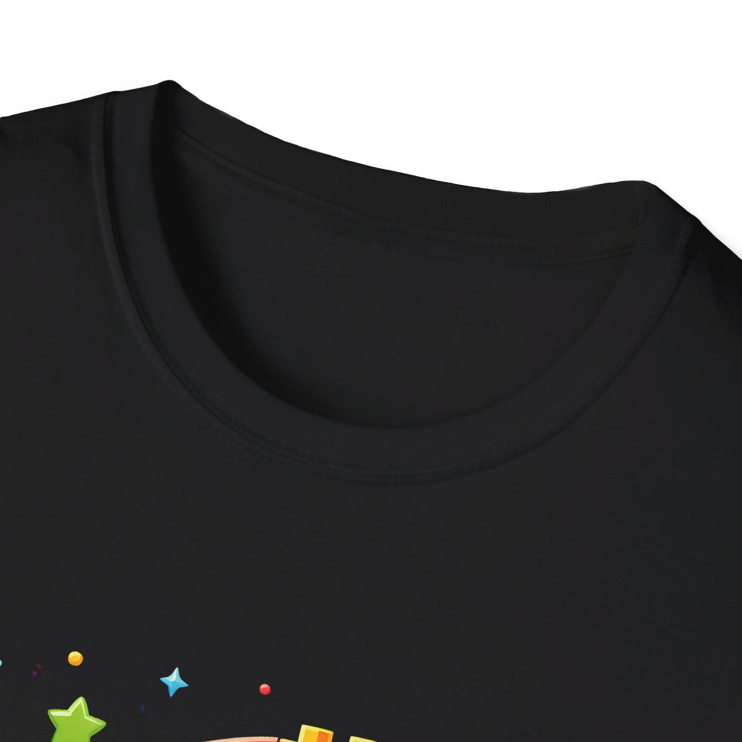 6th Birthday Boy Colorful Block Party T-Shirt