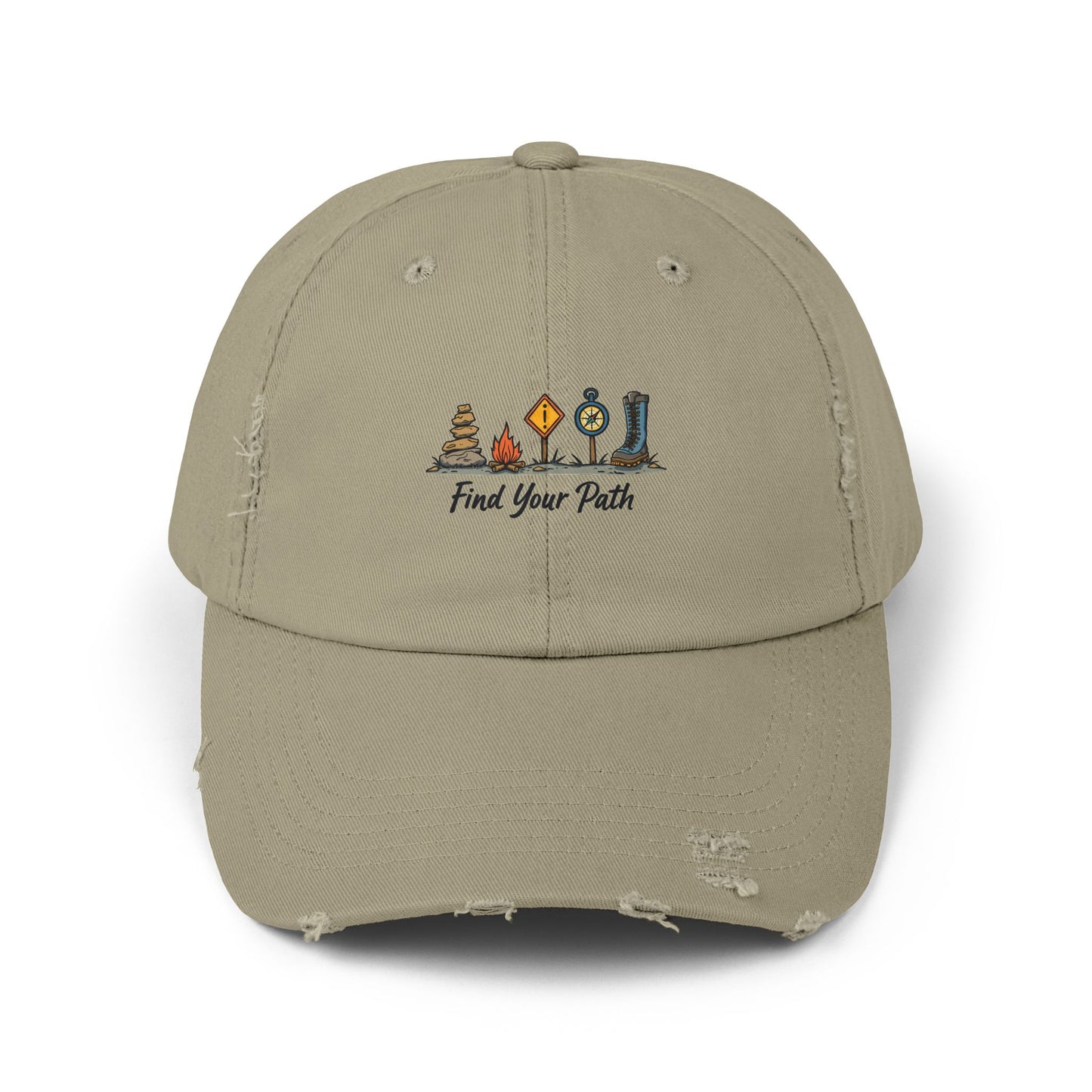 Find Your Path Adventure Inspiration Nature Hiking Cap