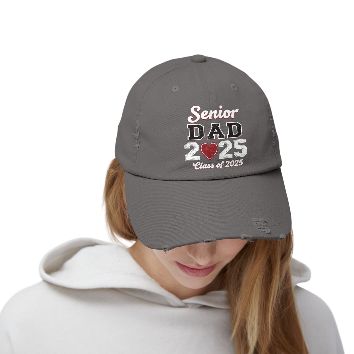 Senior Dad 2025 Class Heart Cap