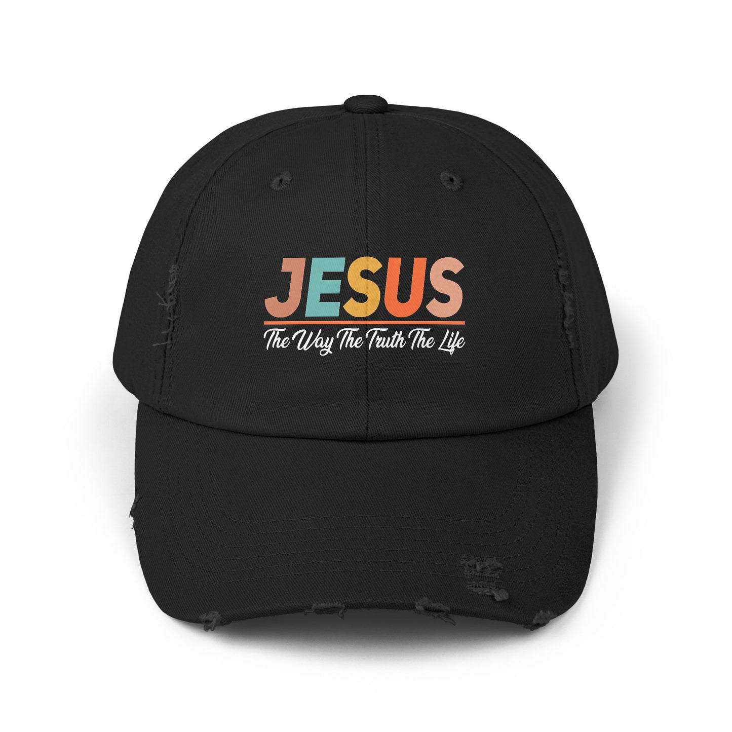 Jesus The Way The Truth The Life Inspirational Message Cap