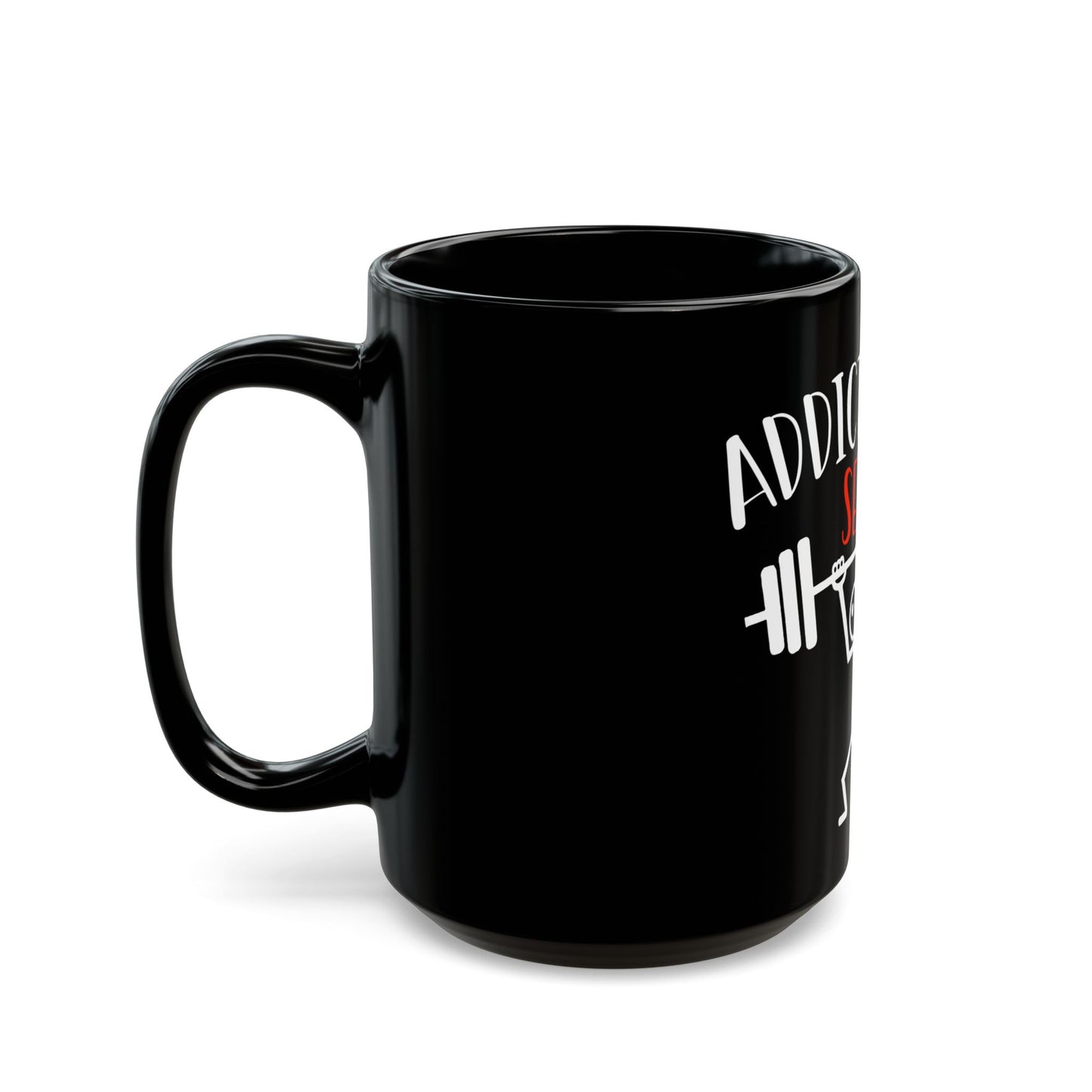 Addicted To Sets Weightlifting Humor Ceramic Mug