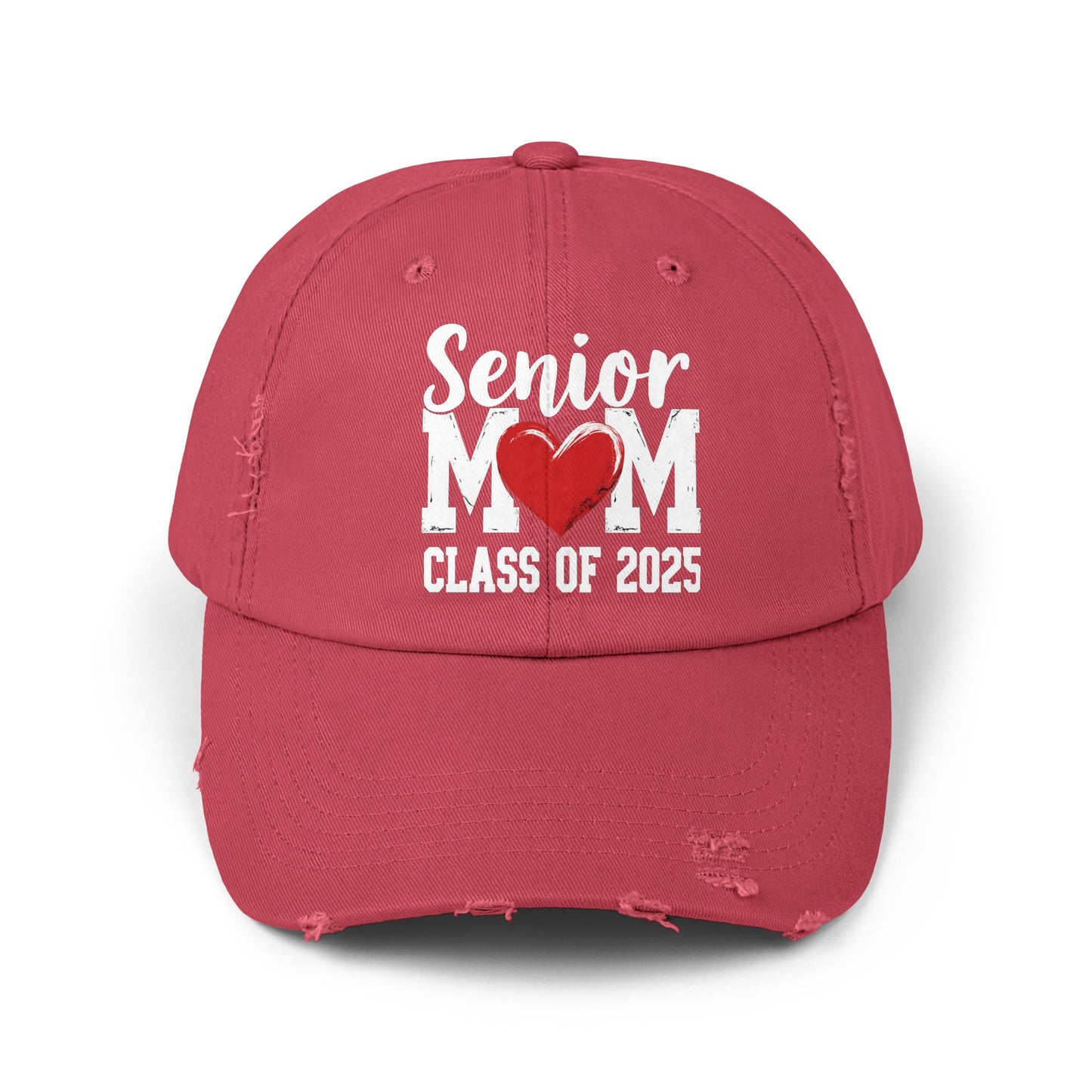 Senior Mom Class of 2025 Heart Cap
