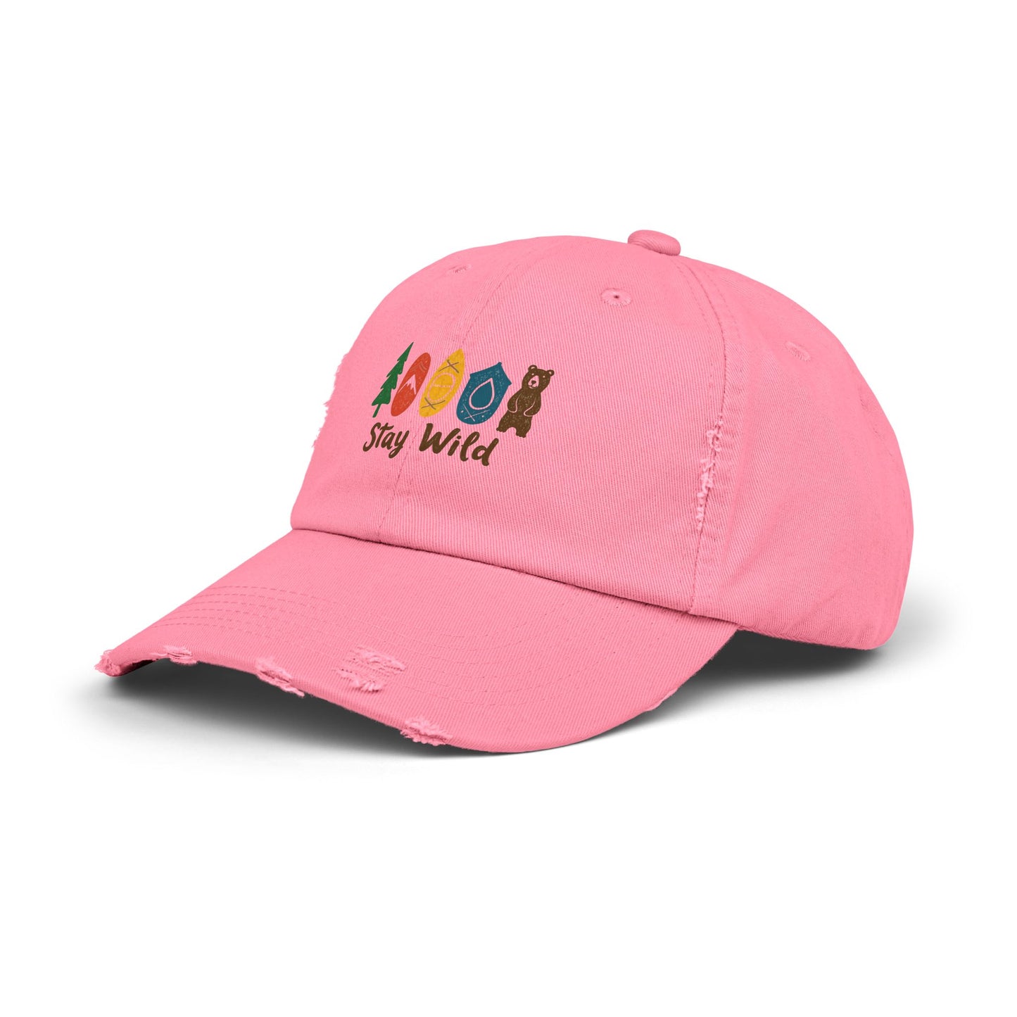 Stay Wild Adventure Nature Lover Design for Outdoor Enthusiasts Cap