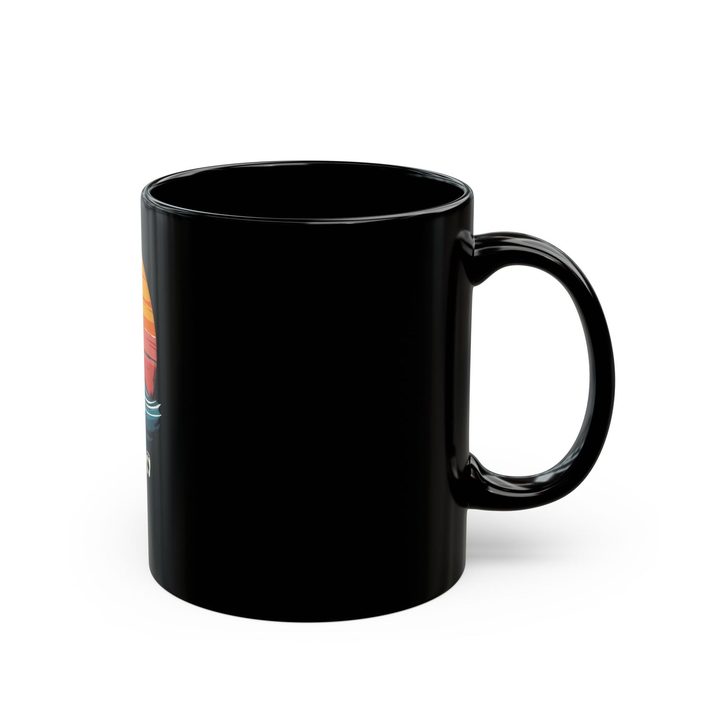 1st Time Dad Tropical Sunset Ceramic Mug