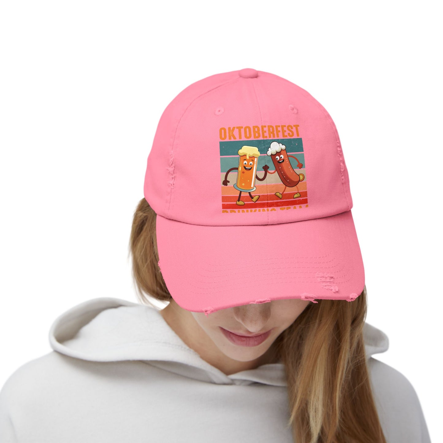 Oktoberfest Drinking Team Let's Get Schnitzel Faced Cap