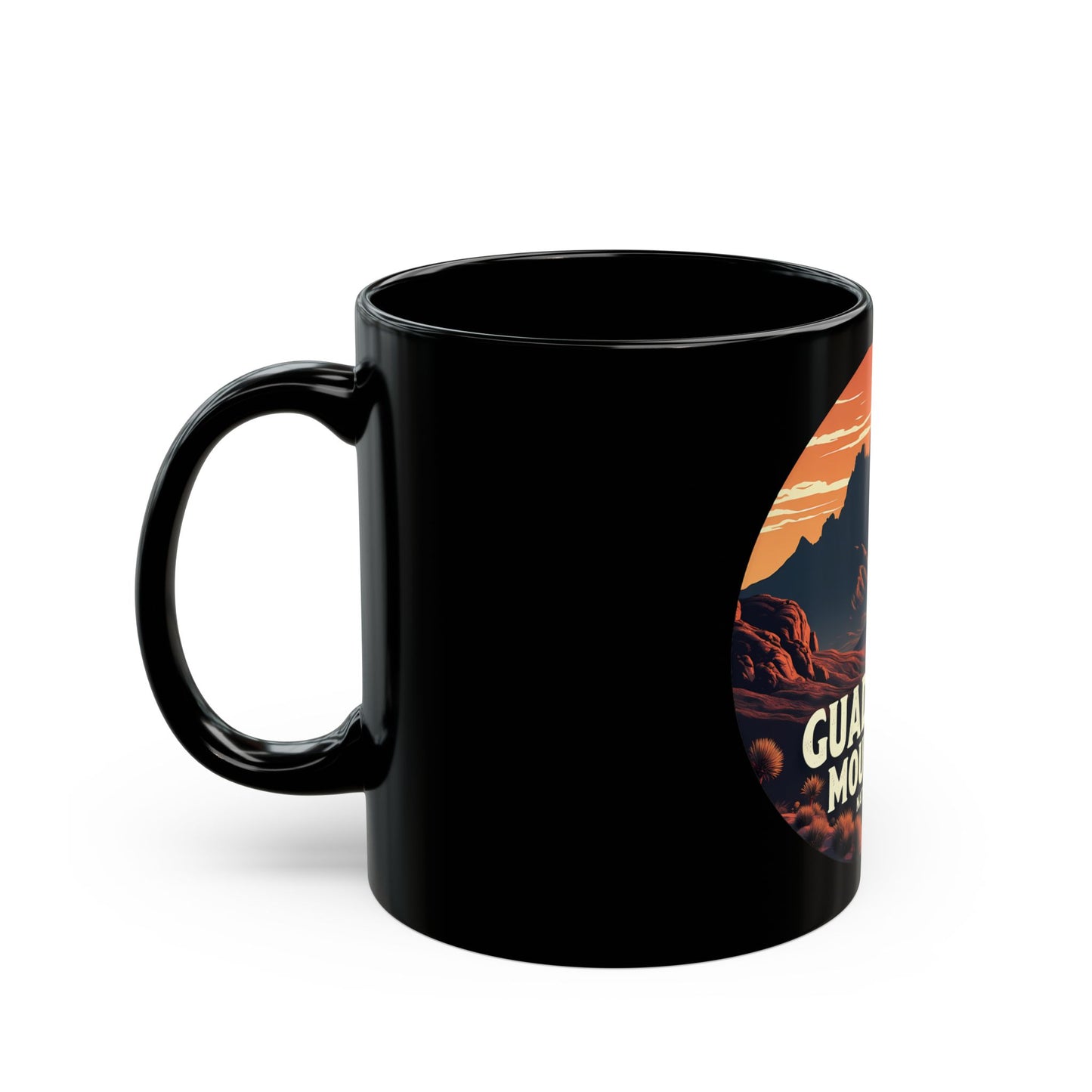 Guadalupe Mountains National Park Sunset Landscape Art Ceramic Mug