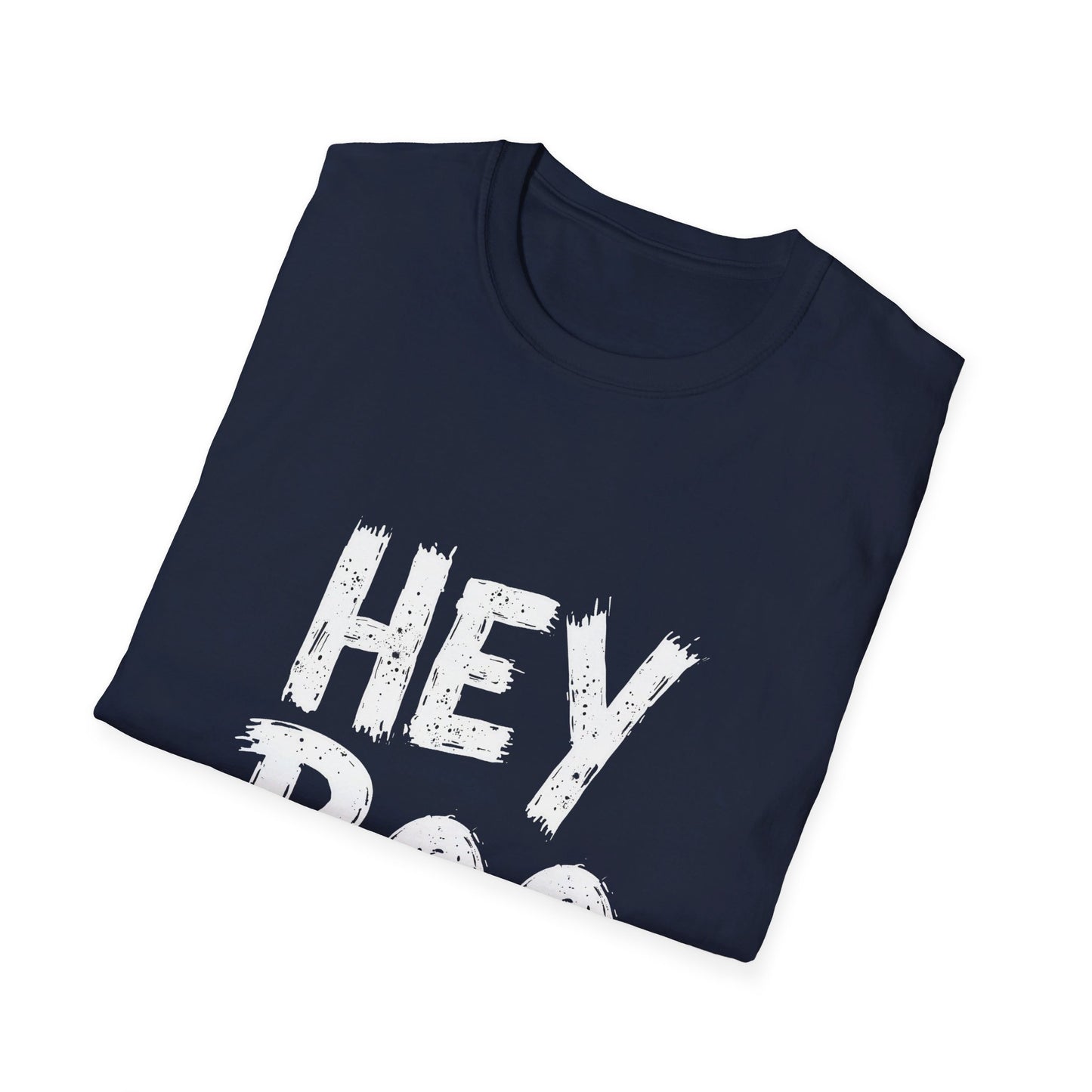 Hey Boo Bold Text Spooky Season Vibes T-Shirt