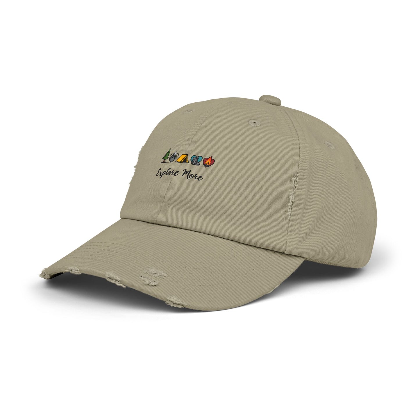 Explore More Camping Adventure Nature Icons Cap