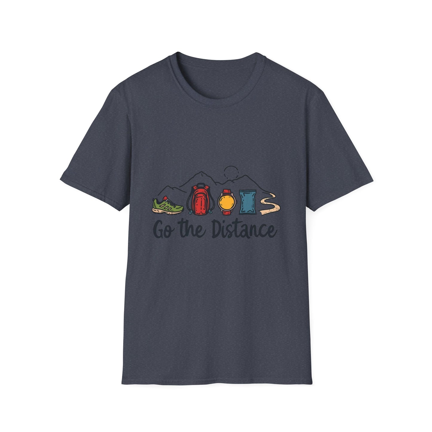 Go the Distance Adventure Enthusiast Hiking Essentials T-Shirt