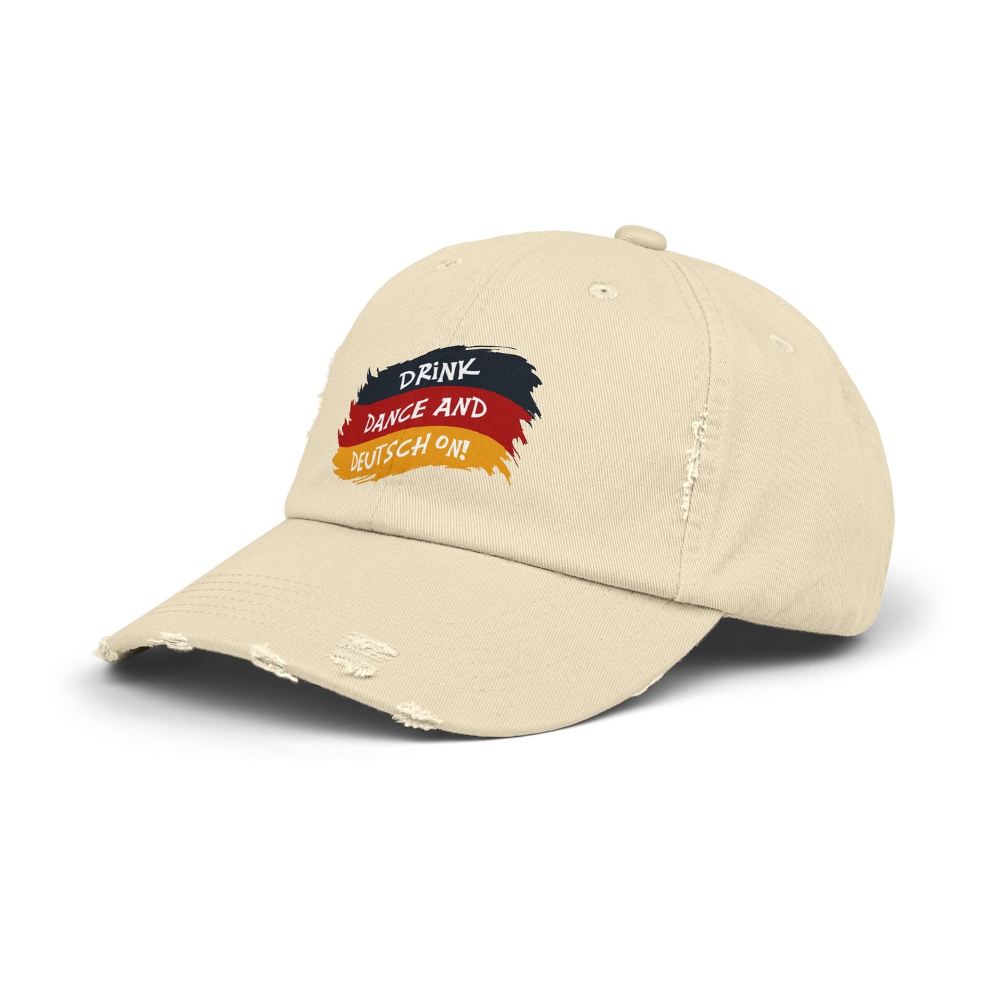 Drink Dance And Deutsch On German Flag Cap