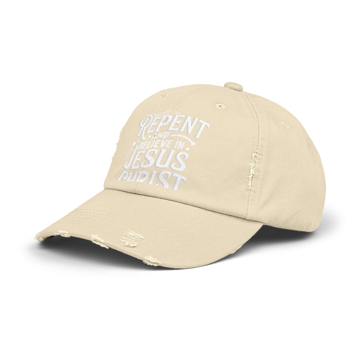 Repent and Believe in Jesus Christ Inspirational Message Cap