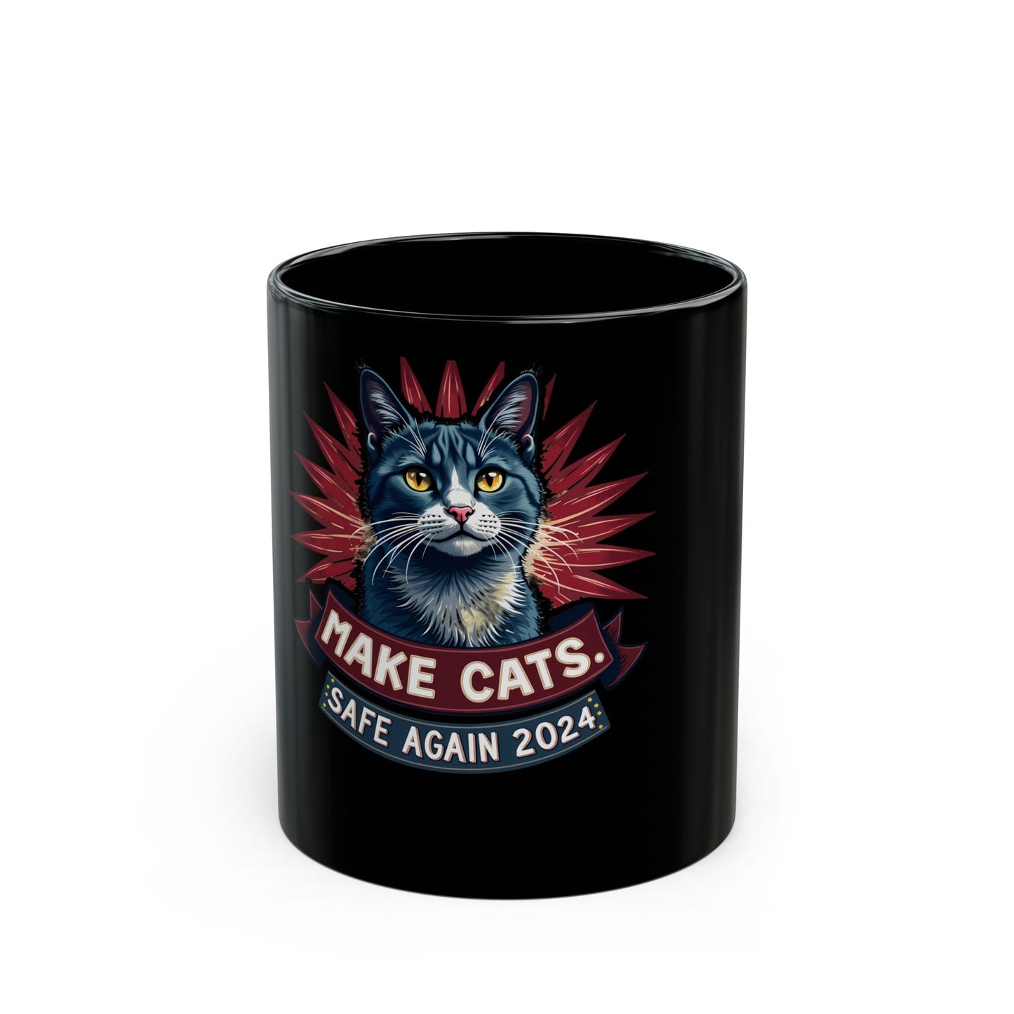Make Cats Safe Again 2024 Ceramic Mug