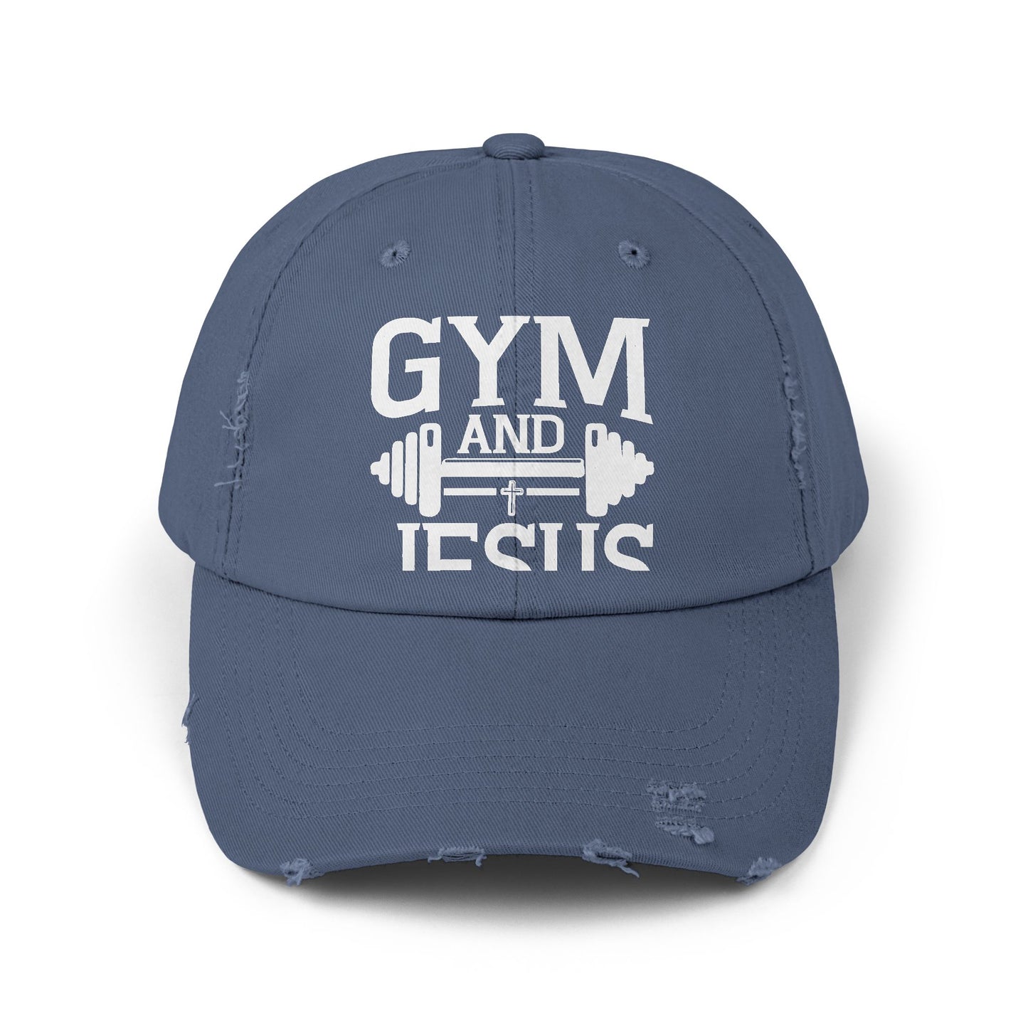 Gym and Jesus Workout Motivation with Faith Cap