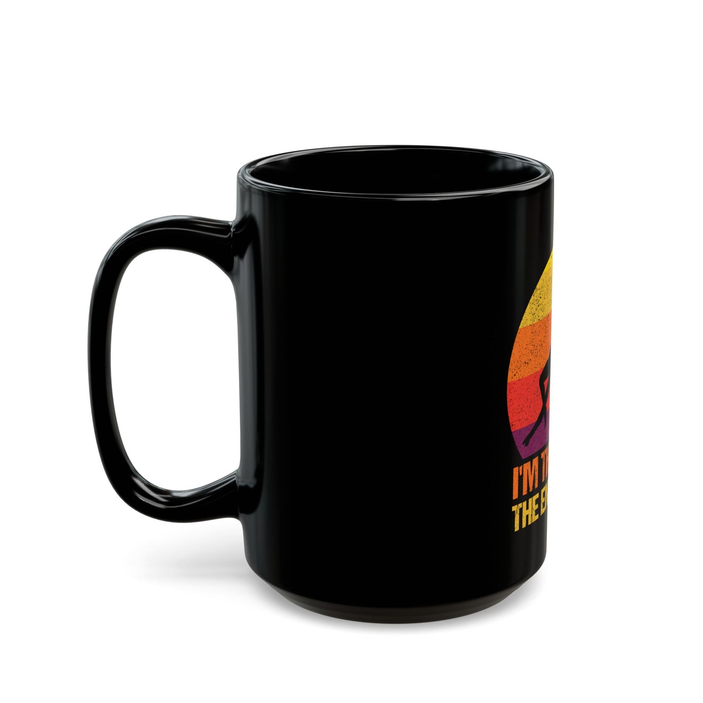 I'm Thankful The End Is Near Sunset Yoga Pose Ceramic Mug