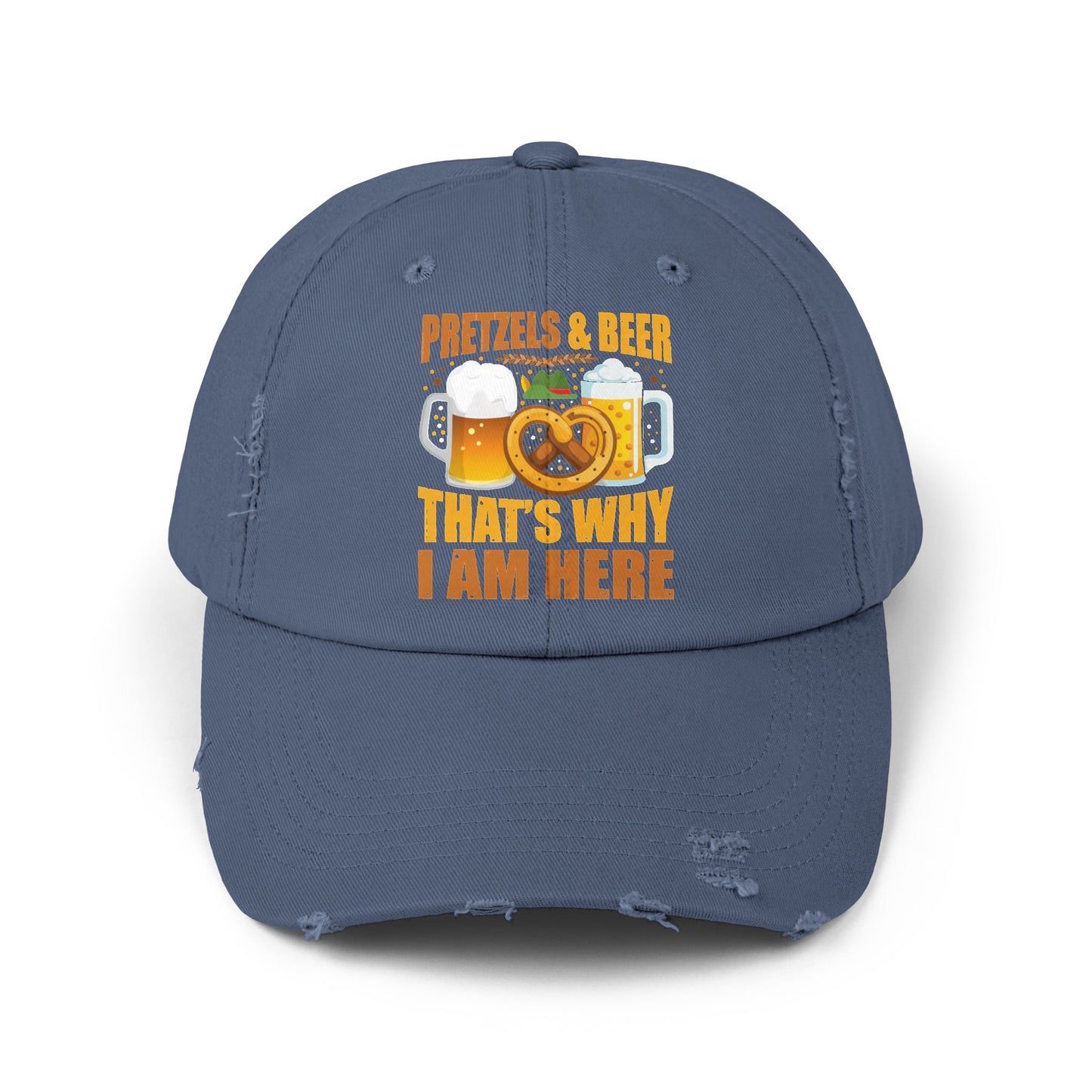 Pretzels & Beer That's Why I Am Here | Oktoberfest Celebration Cap