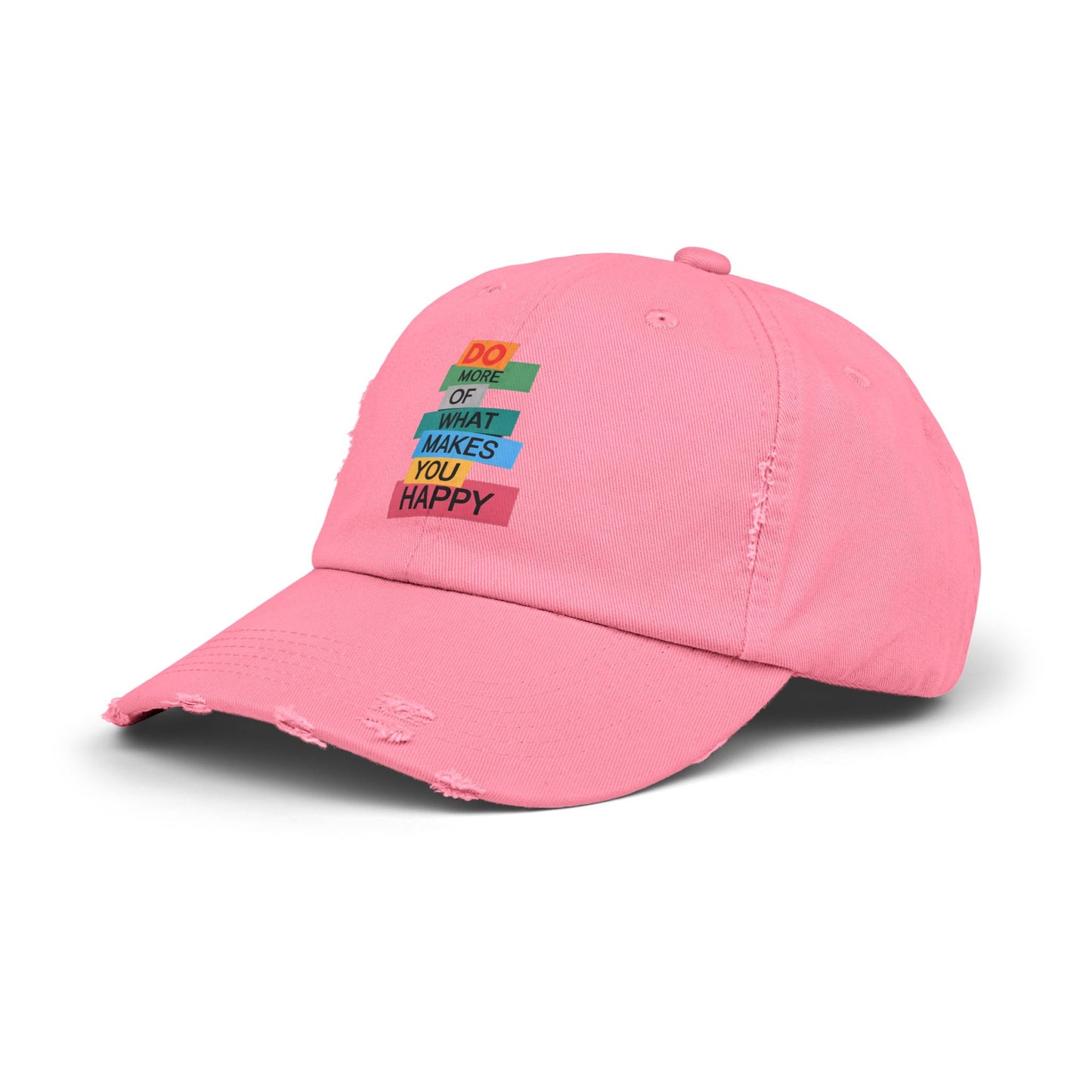 Do More Of What Makes You Happy Motivational Message Cap