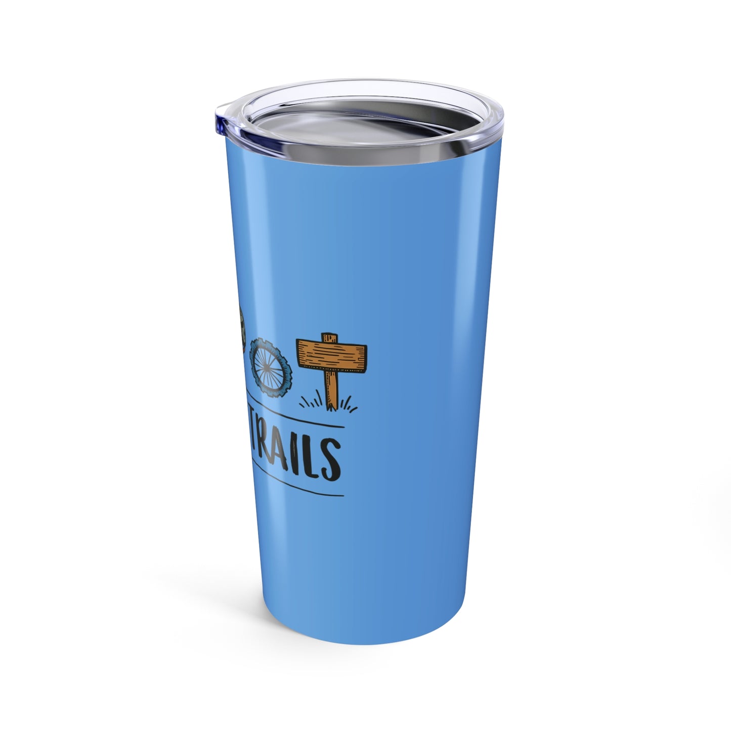 Ride the Trails Adventure Scenic Biking Journey Tumbler