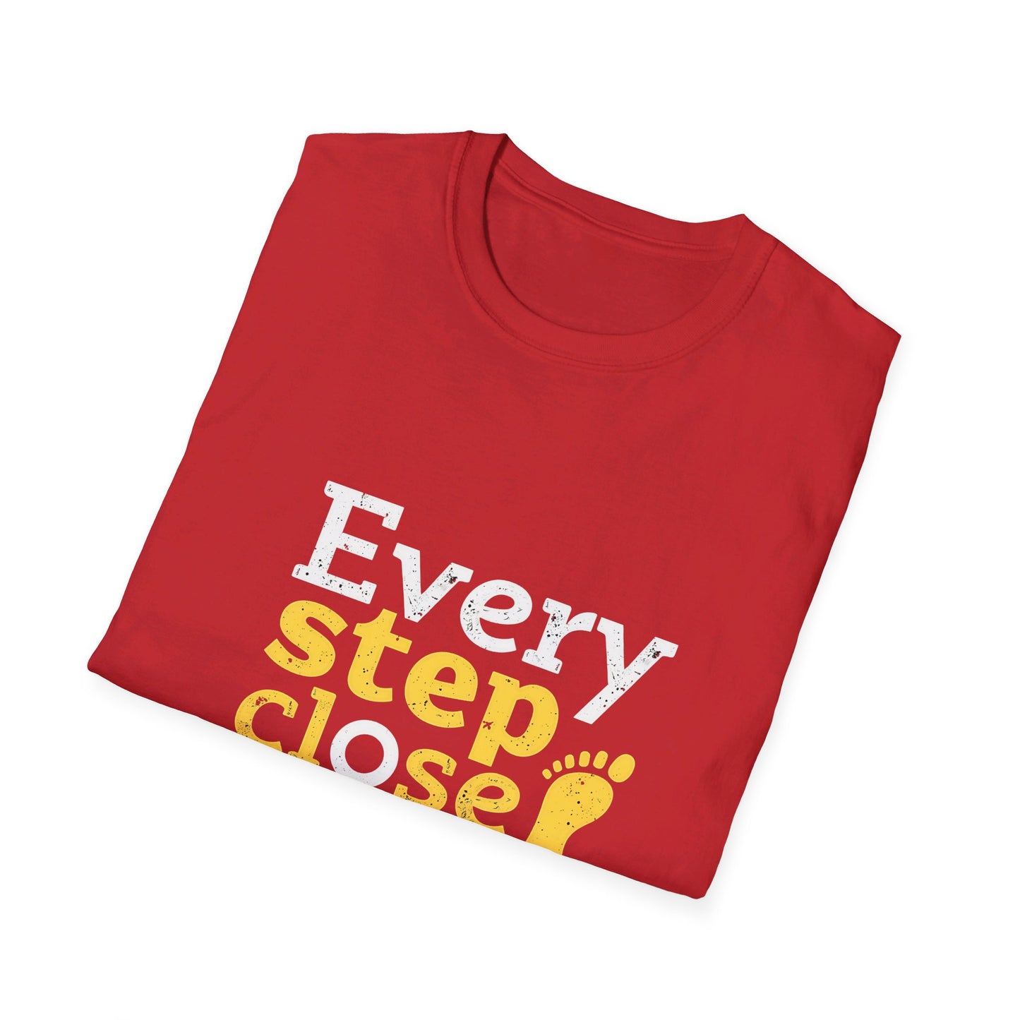 Every Step Close To A Cure Motivational Quote T-Shirt
