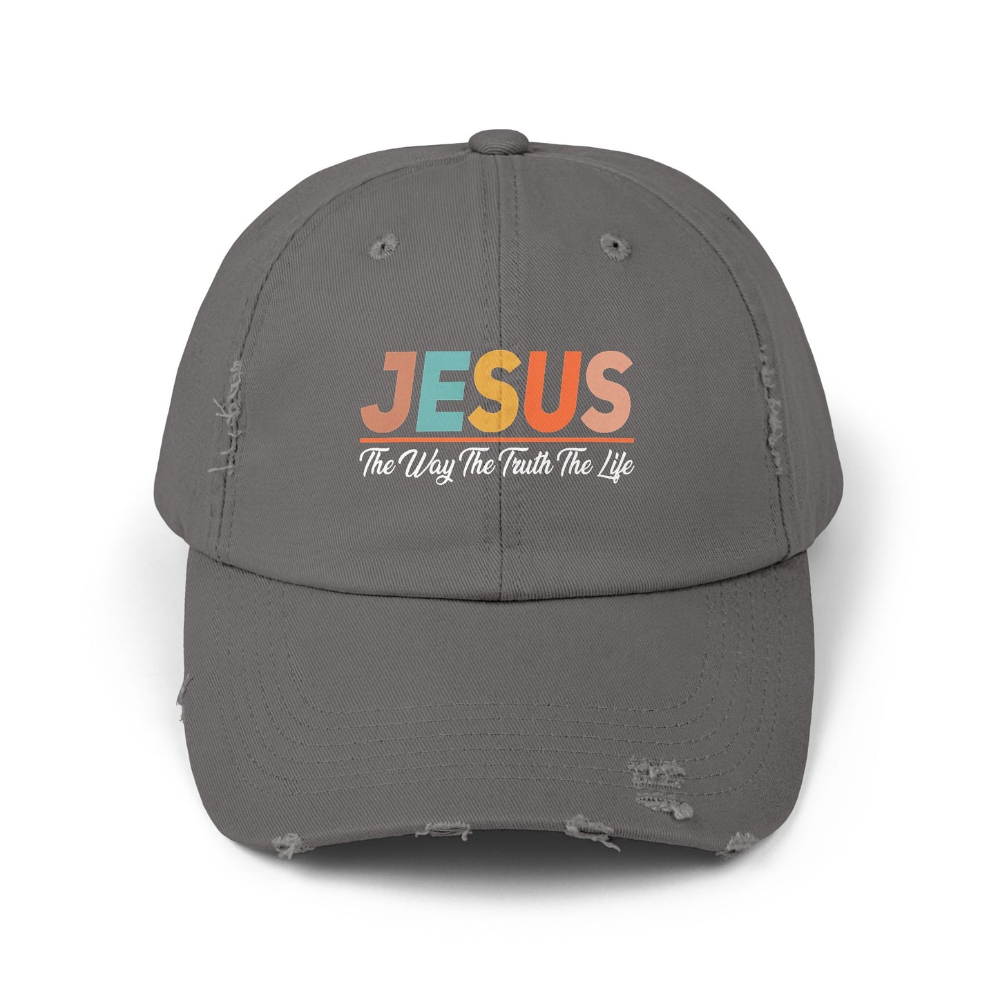Jesus The Way The Truth The Life Inspirational Message Cap