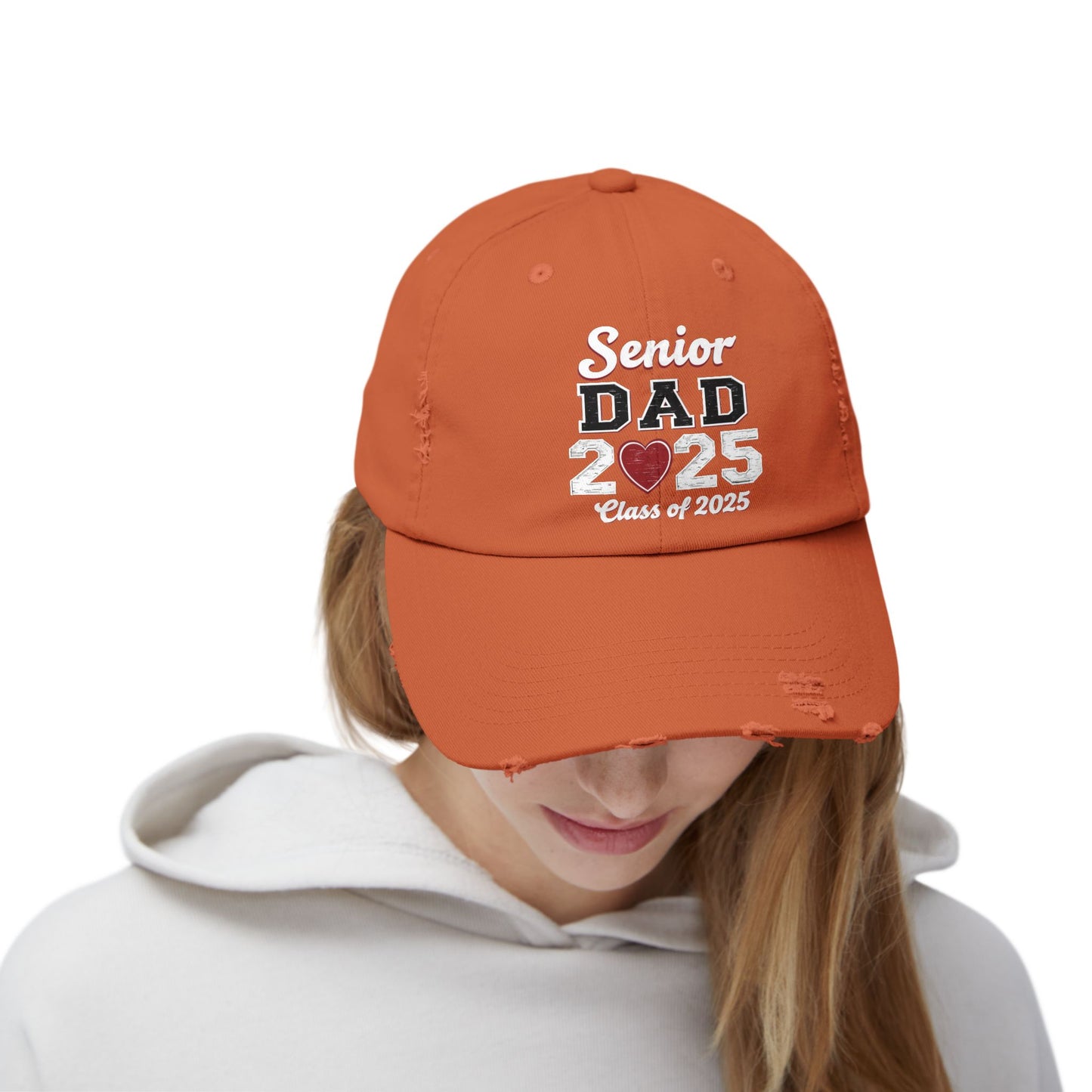 Senior Dad 2025 Class Heart Cap