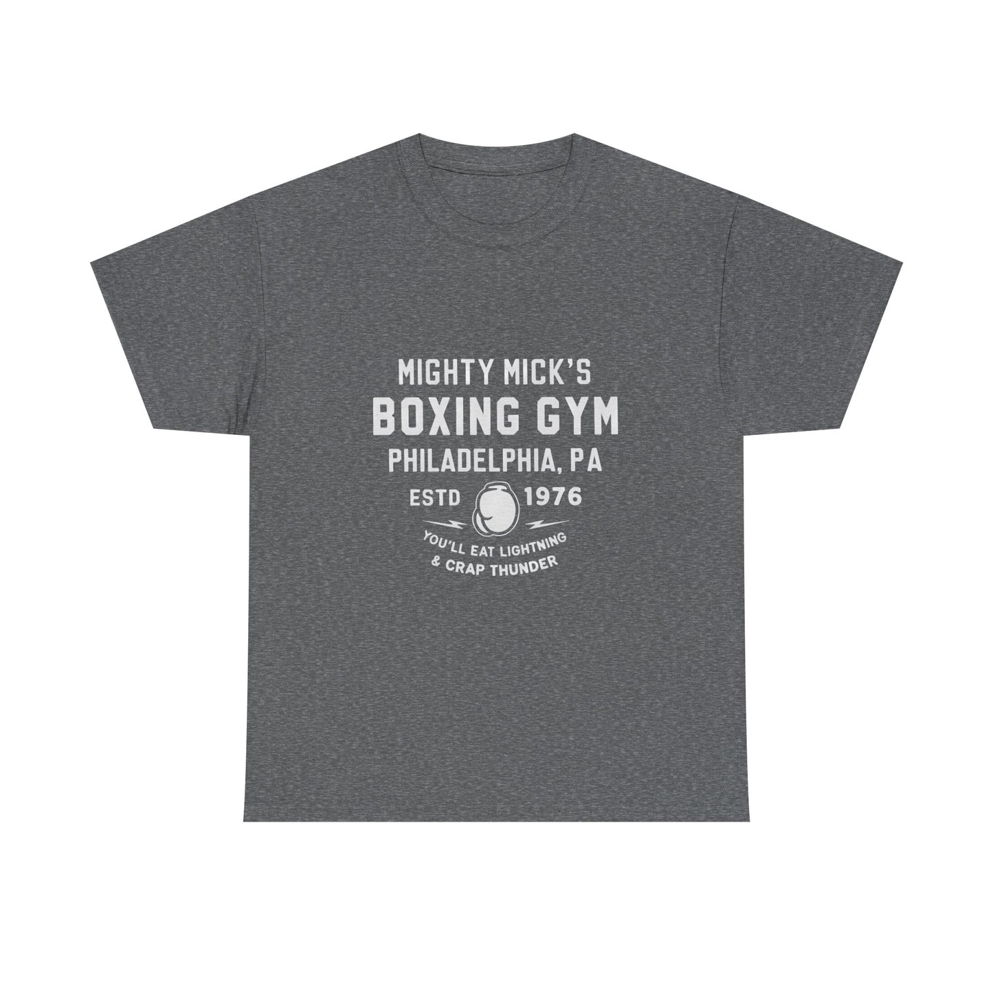 Mighty Mick's Boxing Gym Unisex Heavy Cotton Tee - Comfortable Fitness Shirt for Boxing Lovers