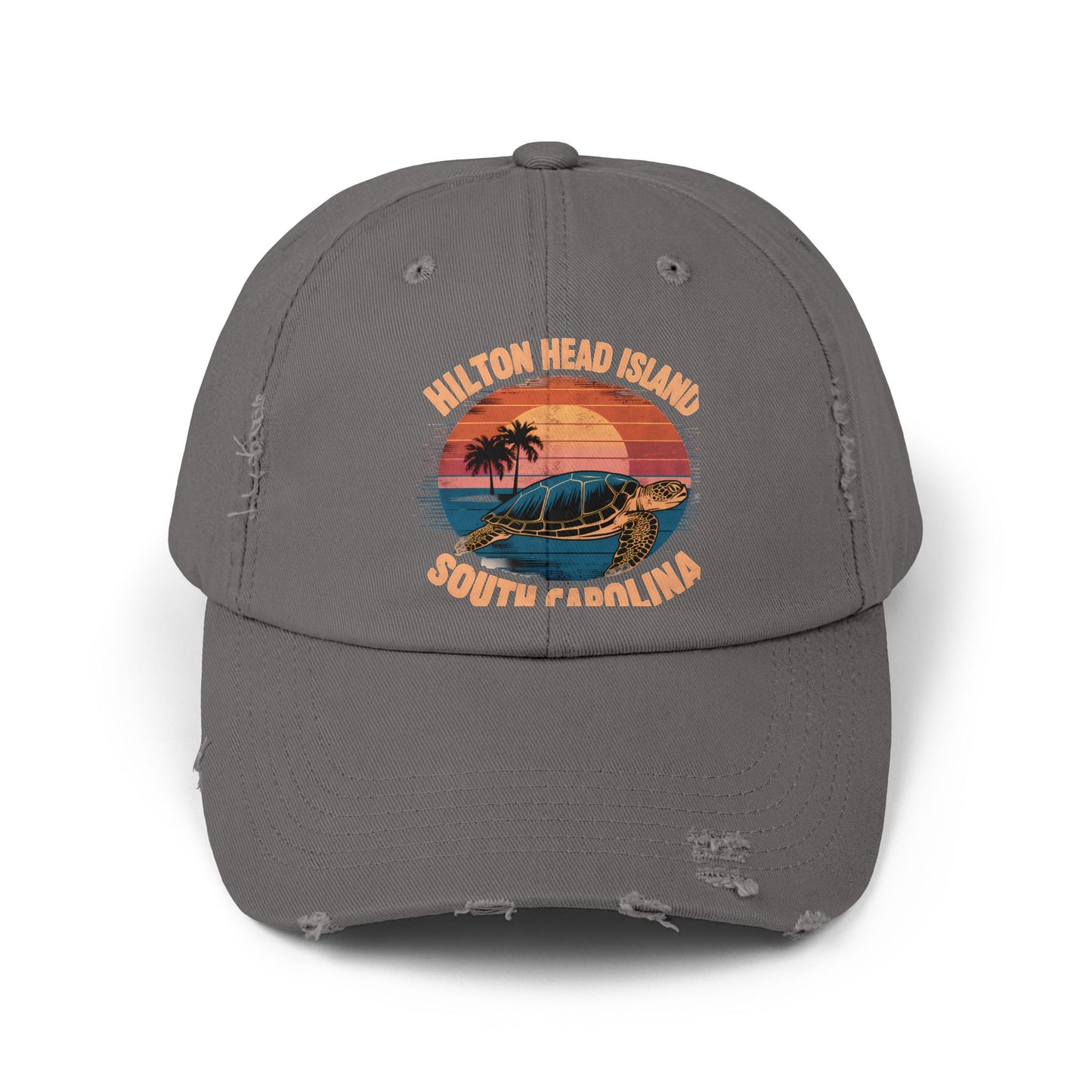 Hilton Head Island South Carolina Sunset Turtle Cap