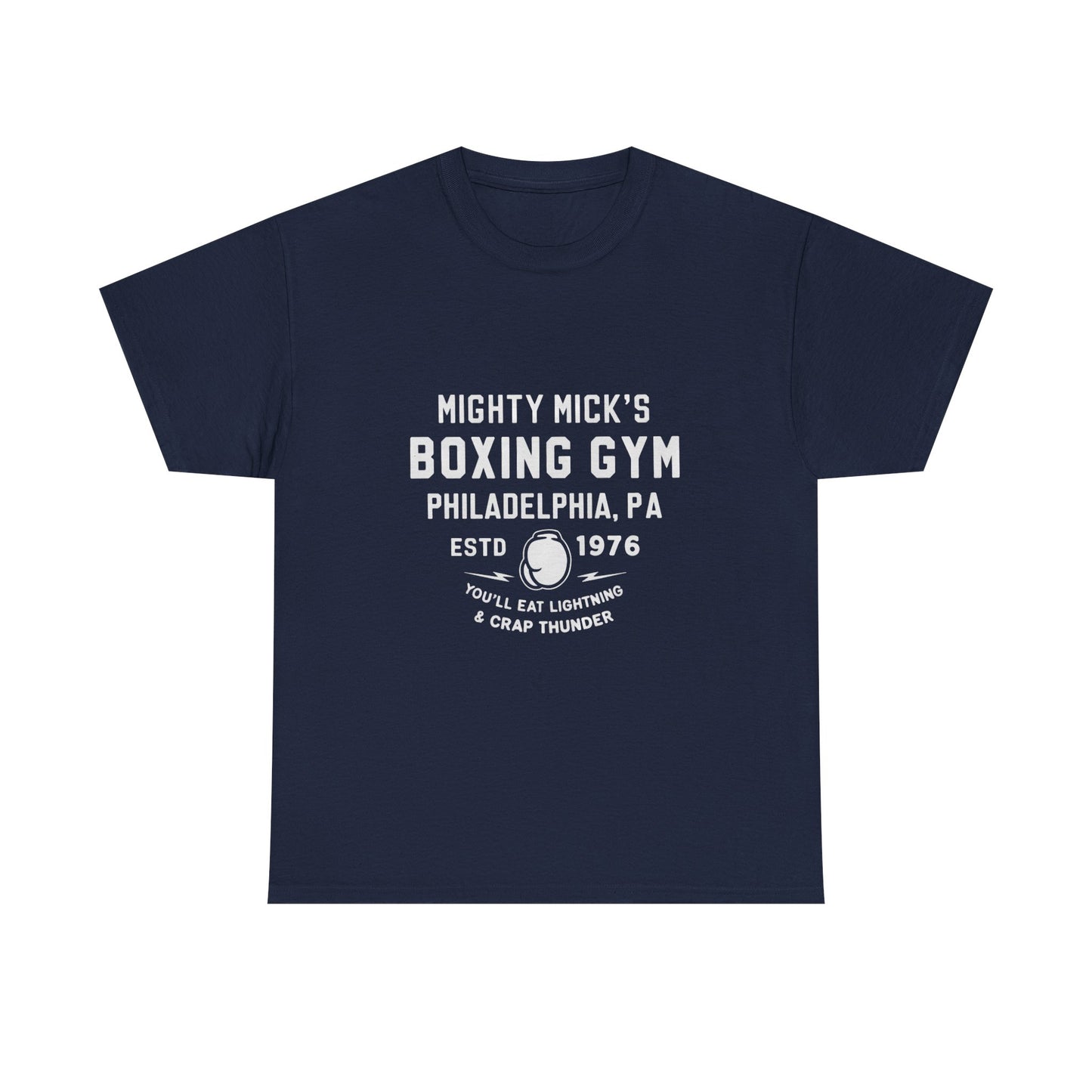 Mighty Mick's Boxing Gym Unisex Heavy Cotton Tee - Comfortable Fitness Shirt for Boxing Lovers