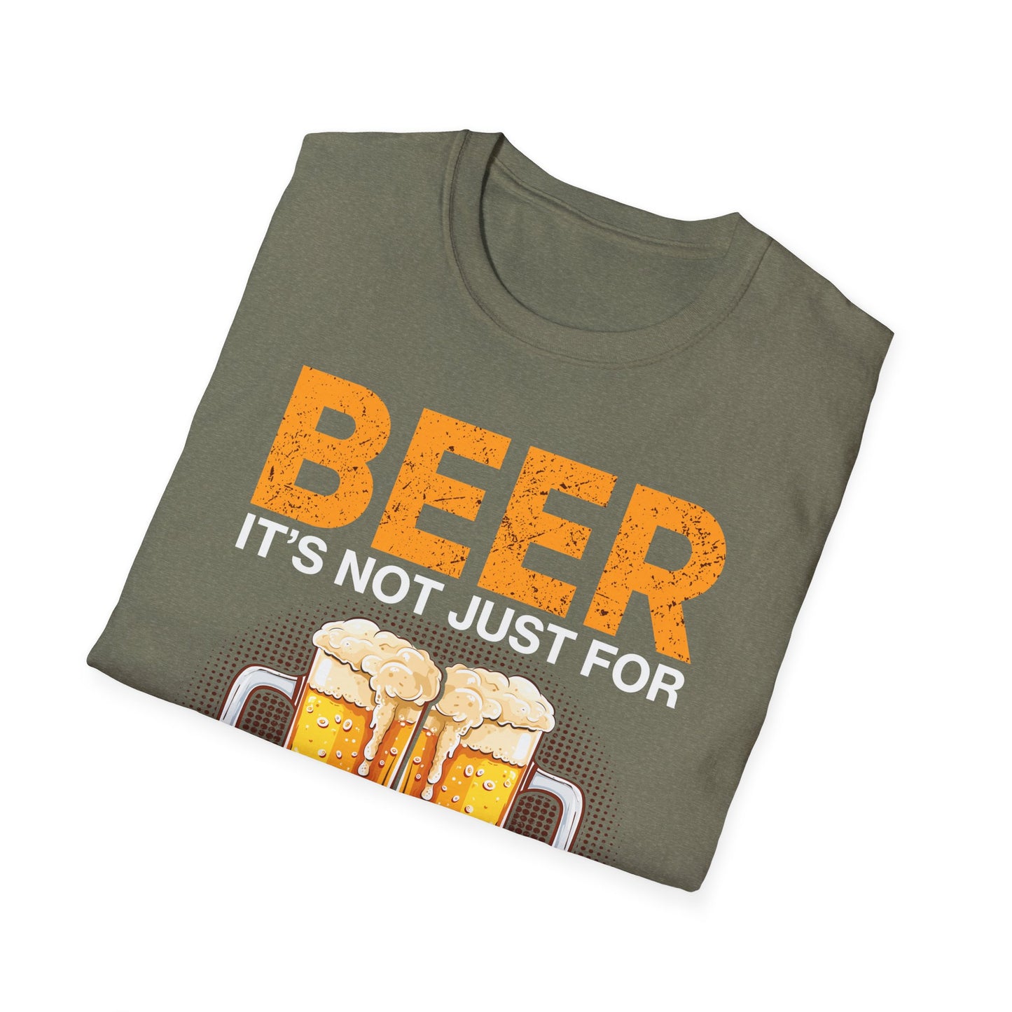 Beer It's Not Just For Breakfast Anymore - Funny Beer Lovers Design T-Shirt