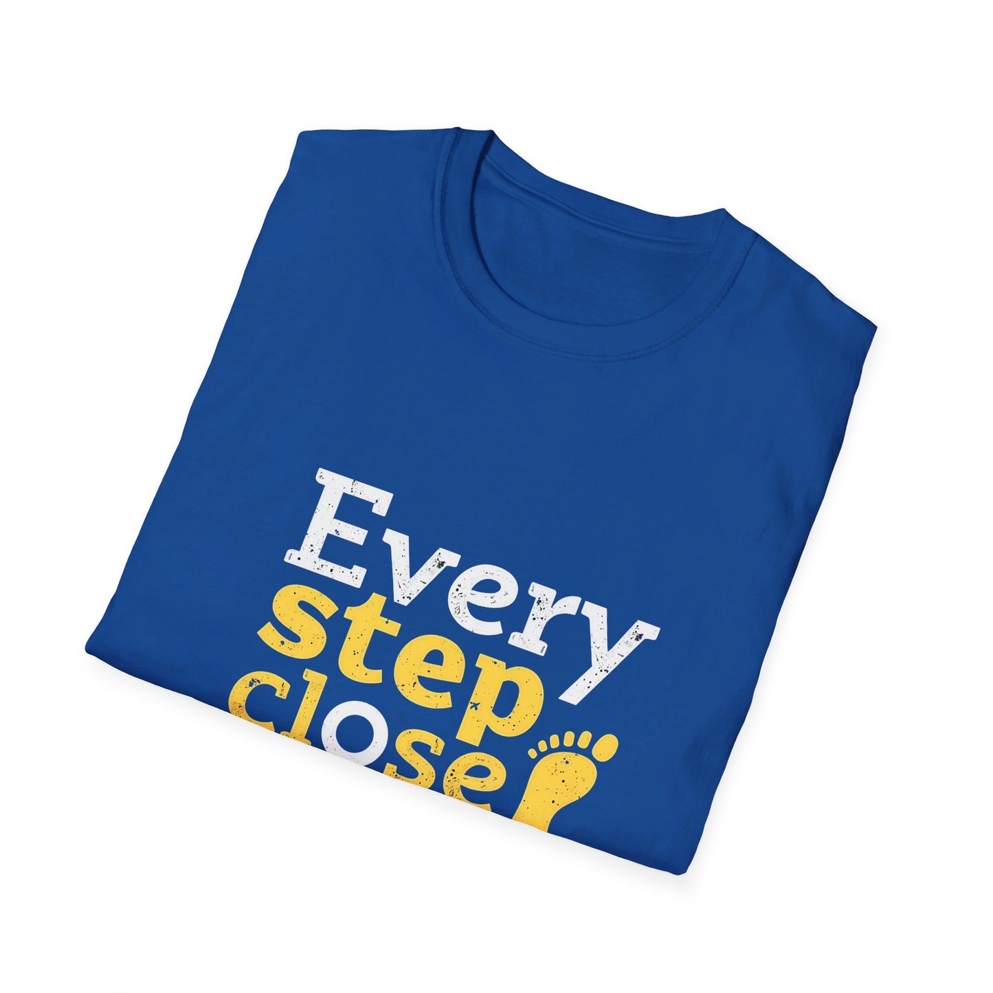 Every Step Close To A Cure Motivational Quote T-Shirt