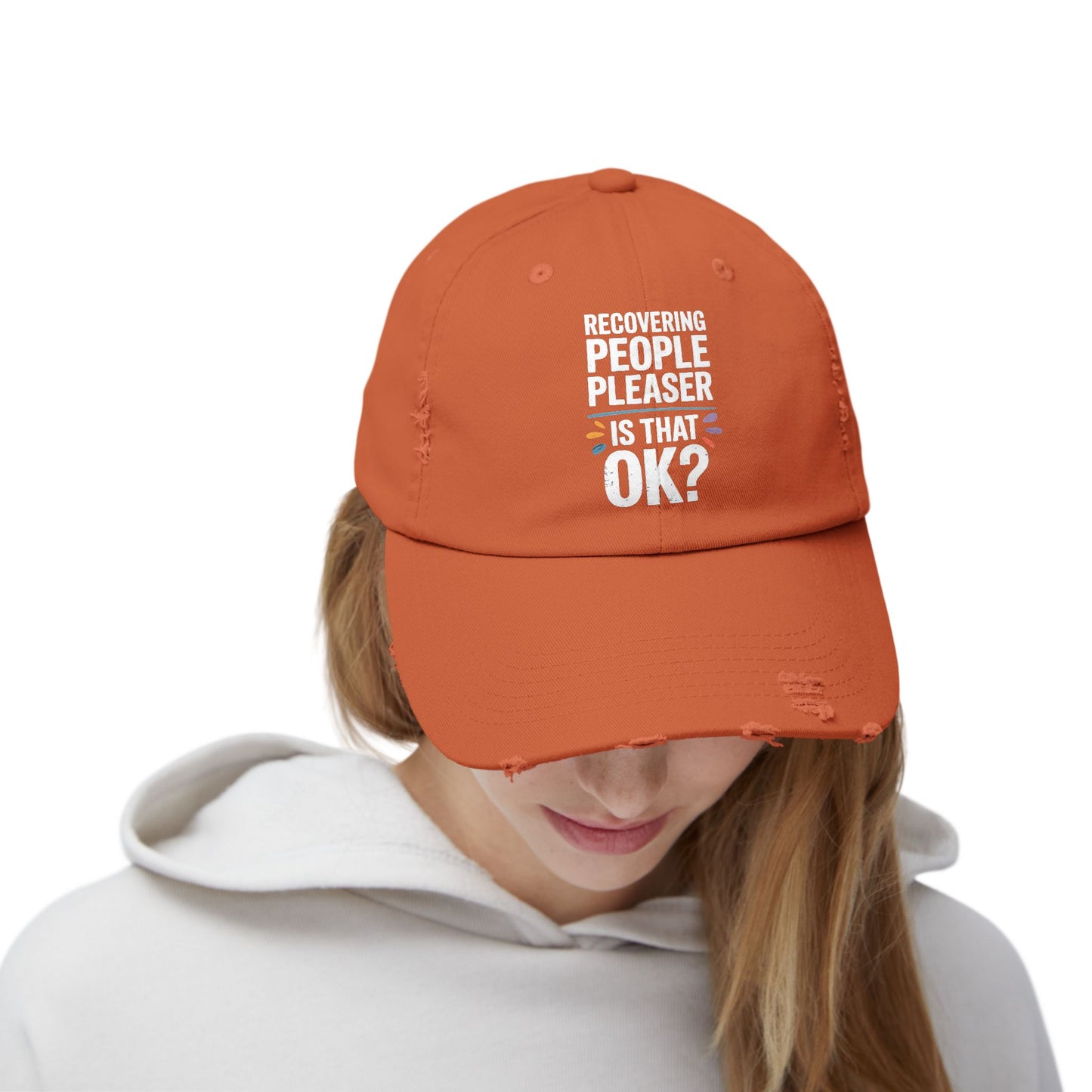 Recovering People Pleaser Is That OK Bold Statement Cap