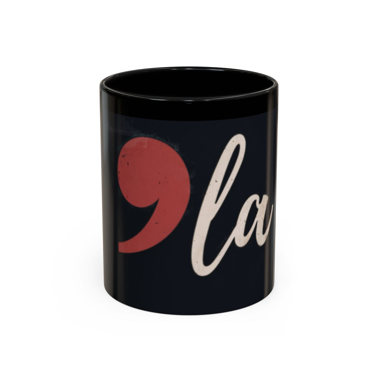 Comma La (Kamala Harris) 2024 Accent Coffee Mug (11, 15oz)