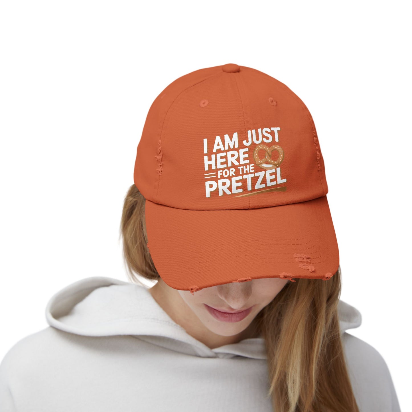 I Am Just Here For The Pretzel Cap