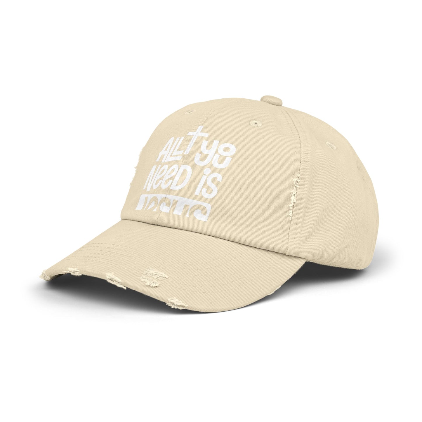 All You Need Is Jesus Inspirational Faith Statement Cap