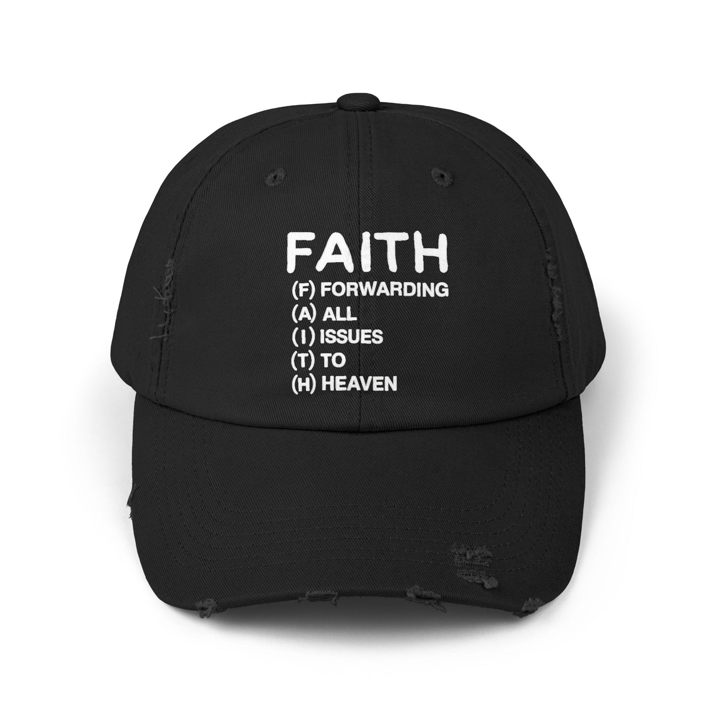 Faith Forwarding All Issues To Heaven Cap