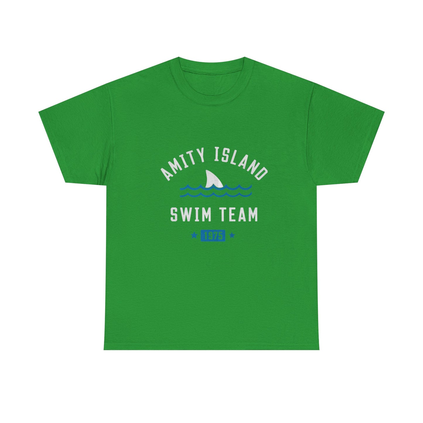 Amity Island Swim Team Unisex Heavy Cotton Tee - Vintage Summer Vibe
