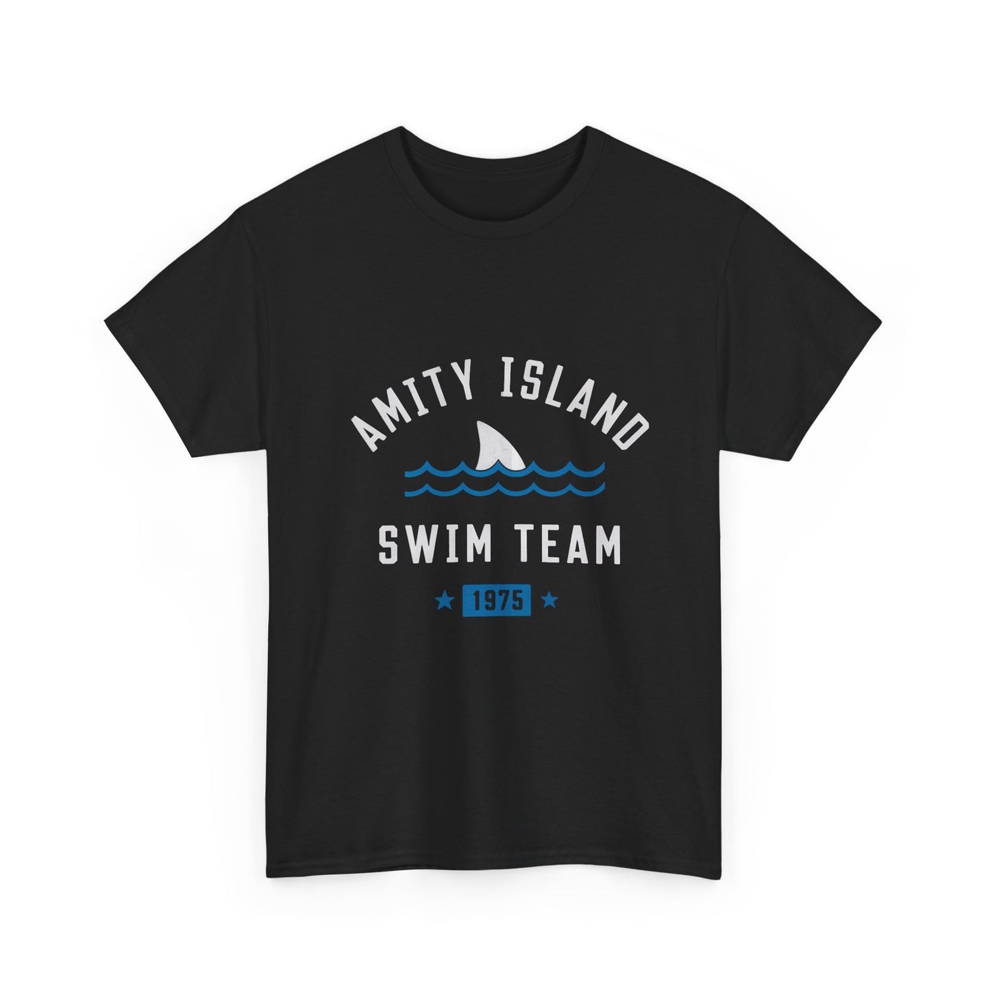 Amity Island Swim Team Unisex Heavy Cotton Tee - Vintage Summer Vibe