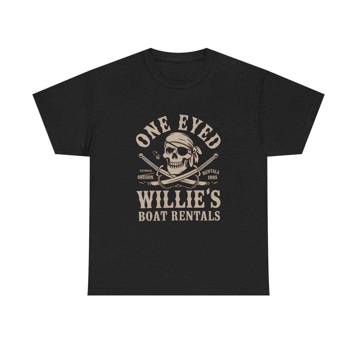 One Eyed Willie's Boat Rentals Cotton Tee