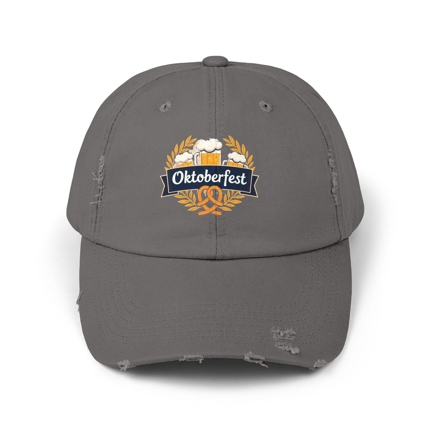 Oktoberfest Celebration with Beer and Pretzel Cap