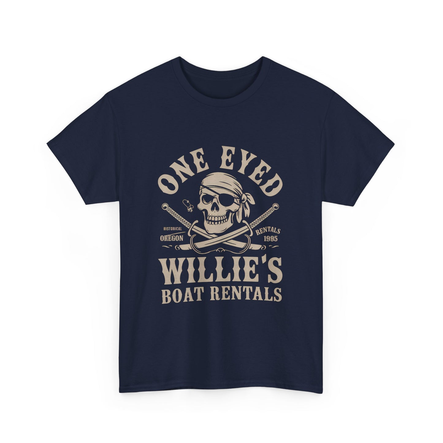 One Eyed Willie's Boat Rentals Cotton Tee