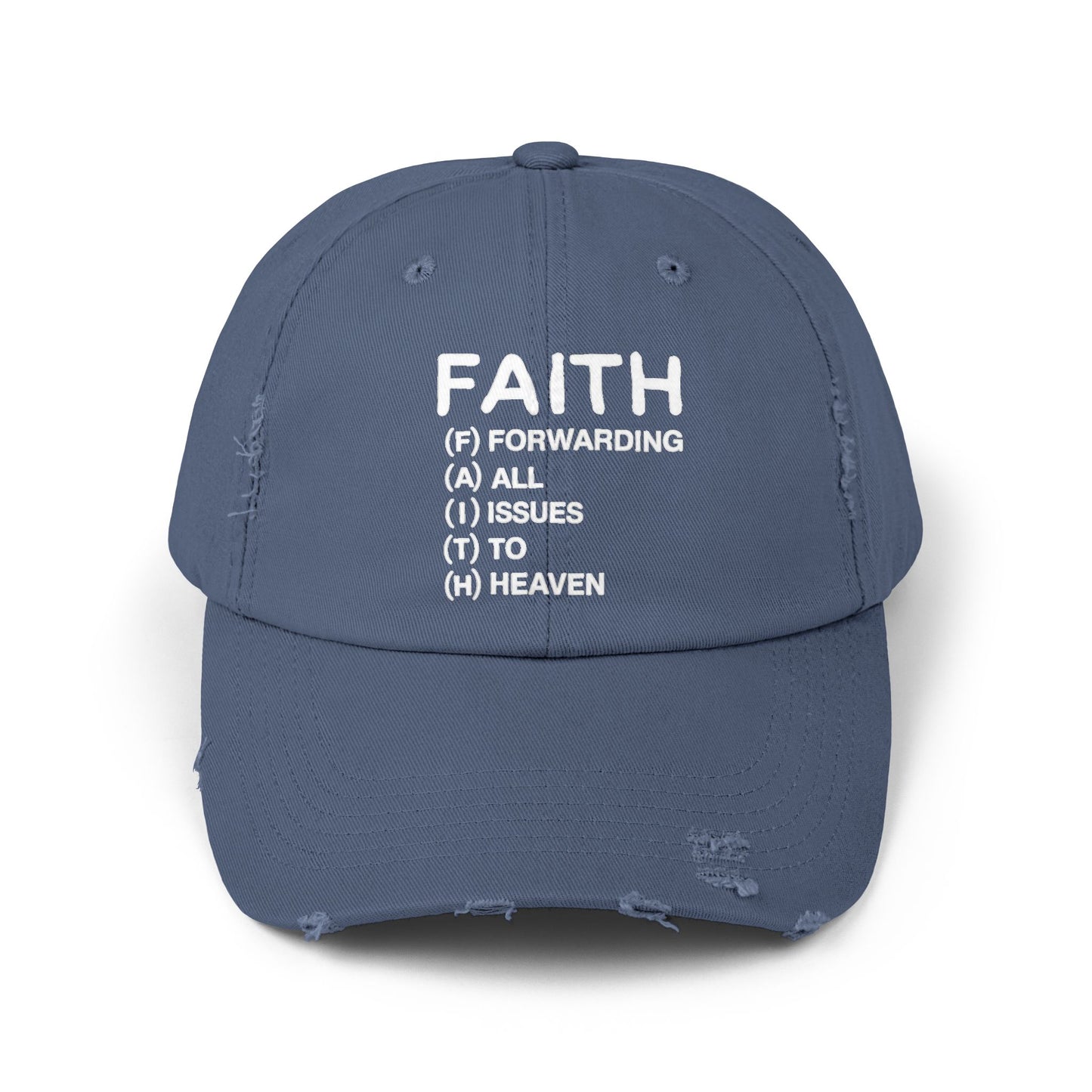 Faith Forwarding All Issues To Heaven Cap