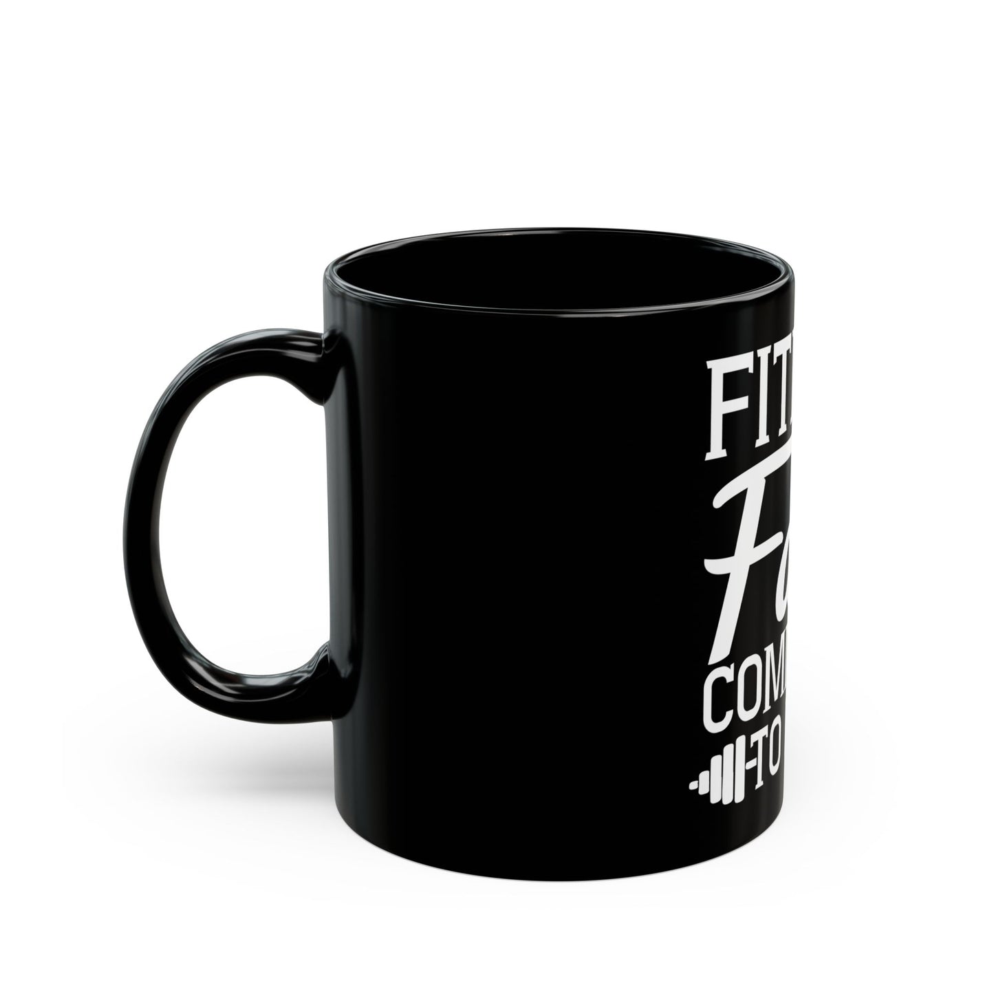 Fitness and Faith Committed to Both Inspirational Workout Motivation Ceramic Mug