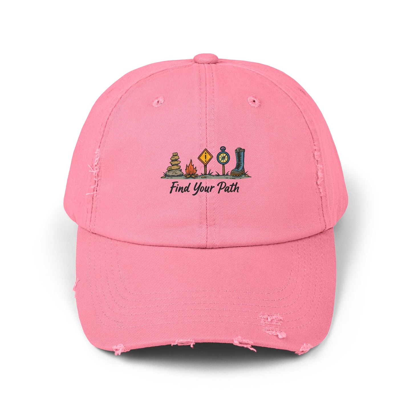 Find Your Path Adventure Inspiration Nature Hiking Cap