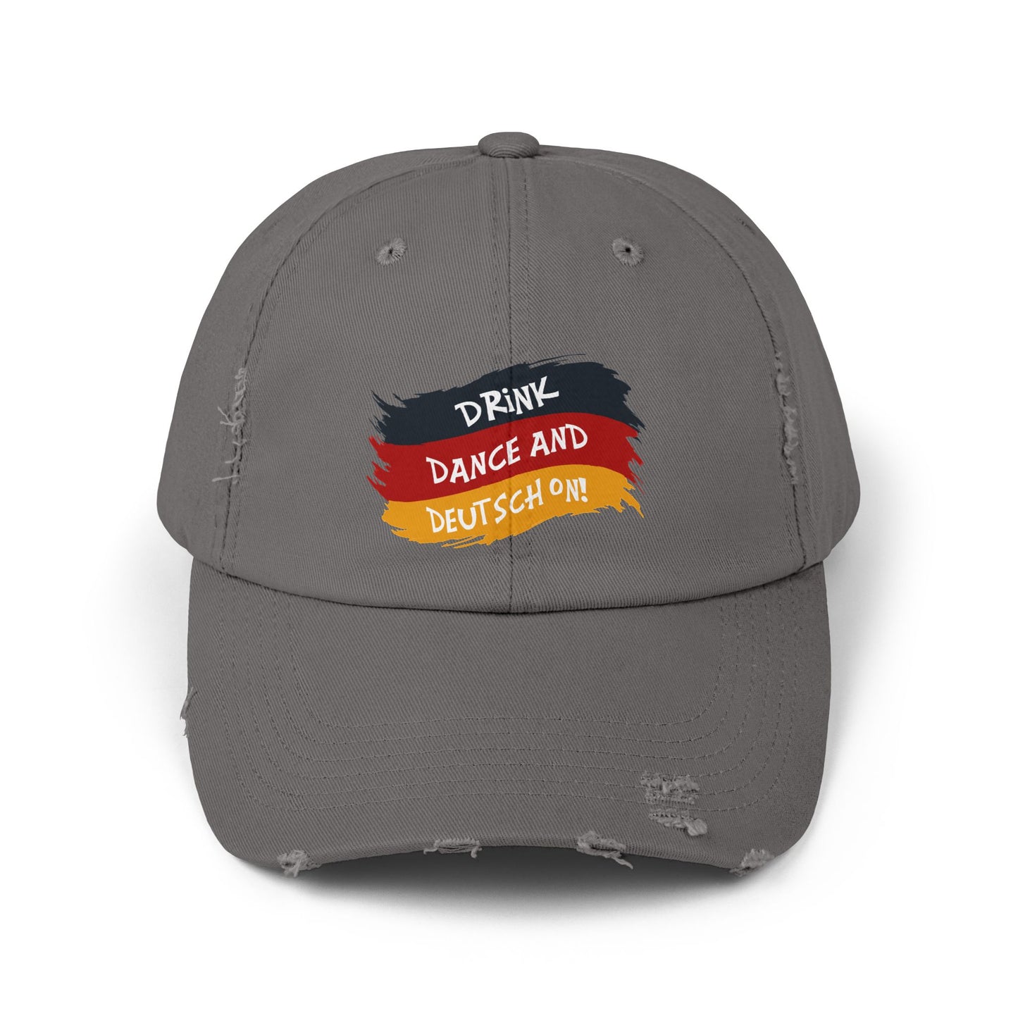 Drink Dance And Deutsch On German Flag Cap