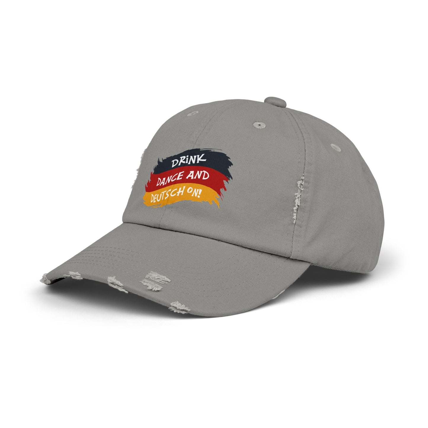 Drink Dance And Deutsch On German Flag Cap