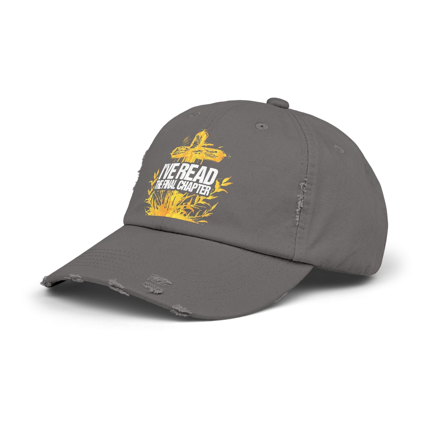 I've Read The Final Chapter God Wins Cross Design Cap